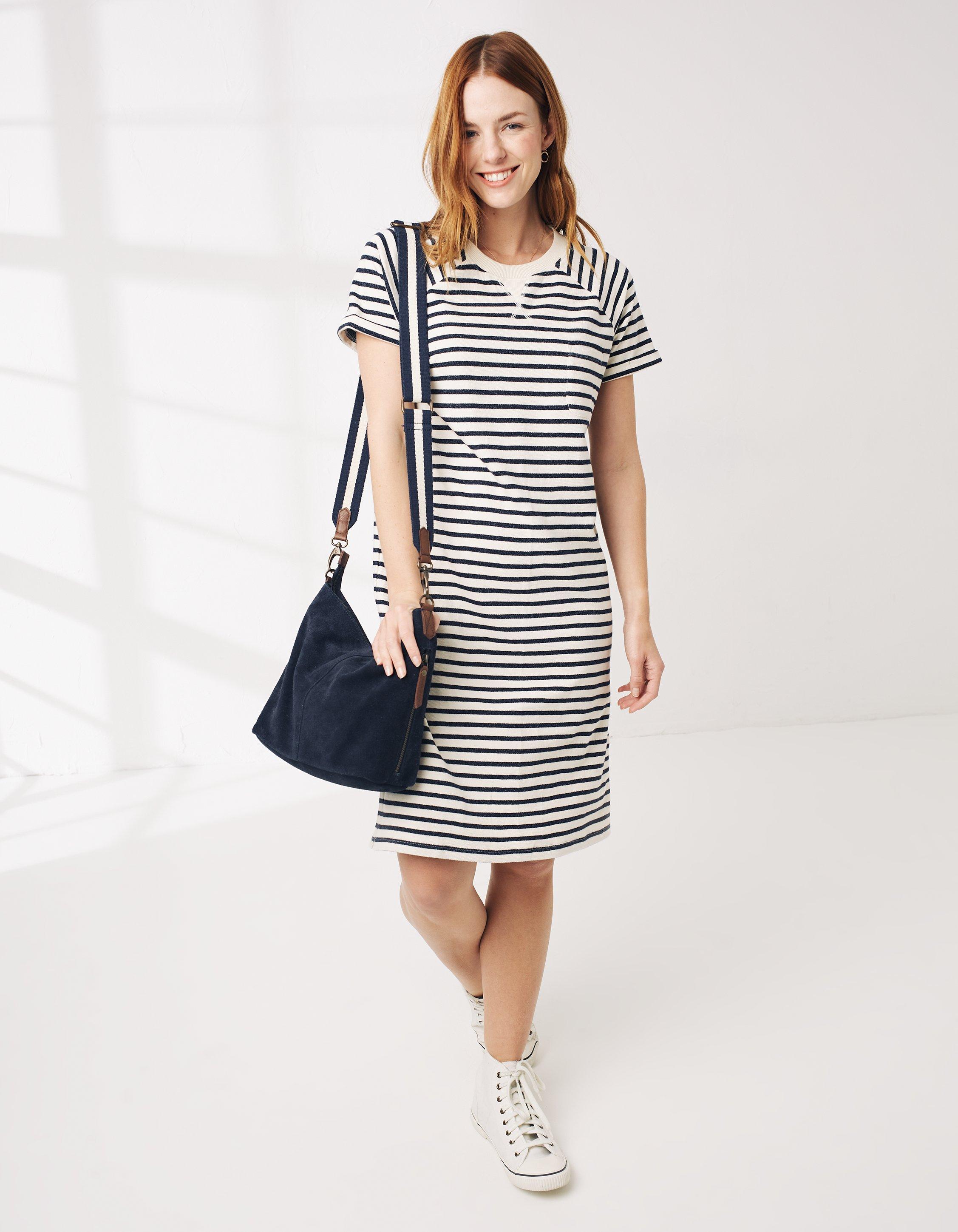 Fat face outlet striped dress