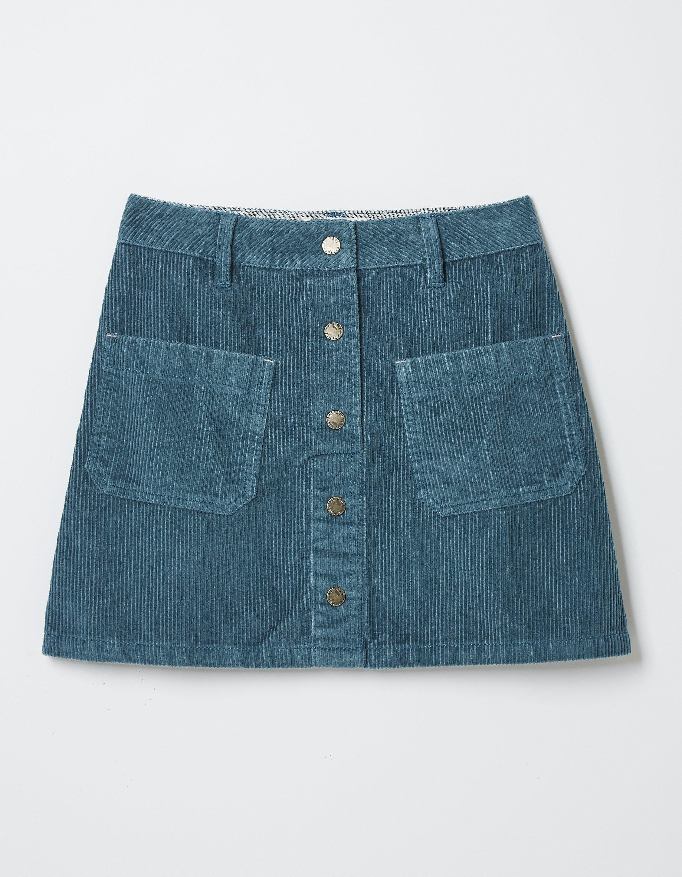 Navy cord outlet skirt fat face