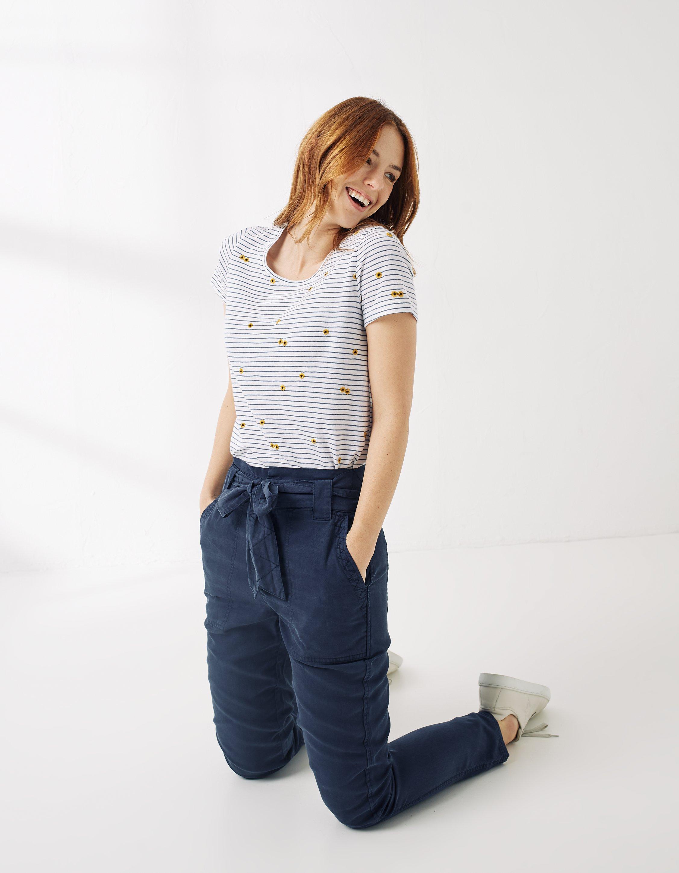 Women's paperbag clearance trousers