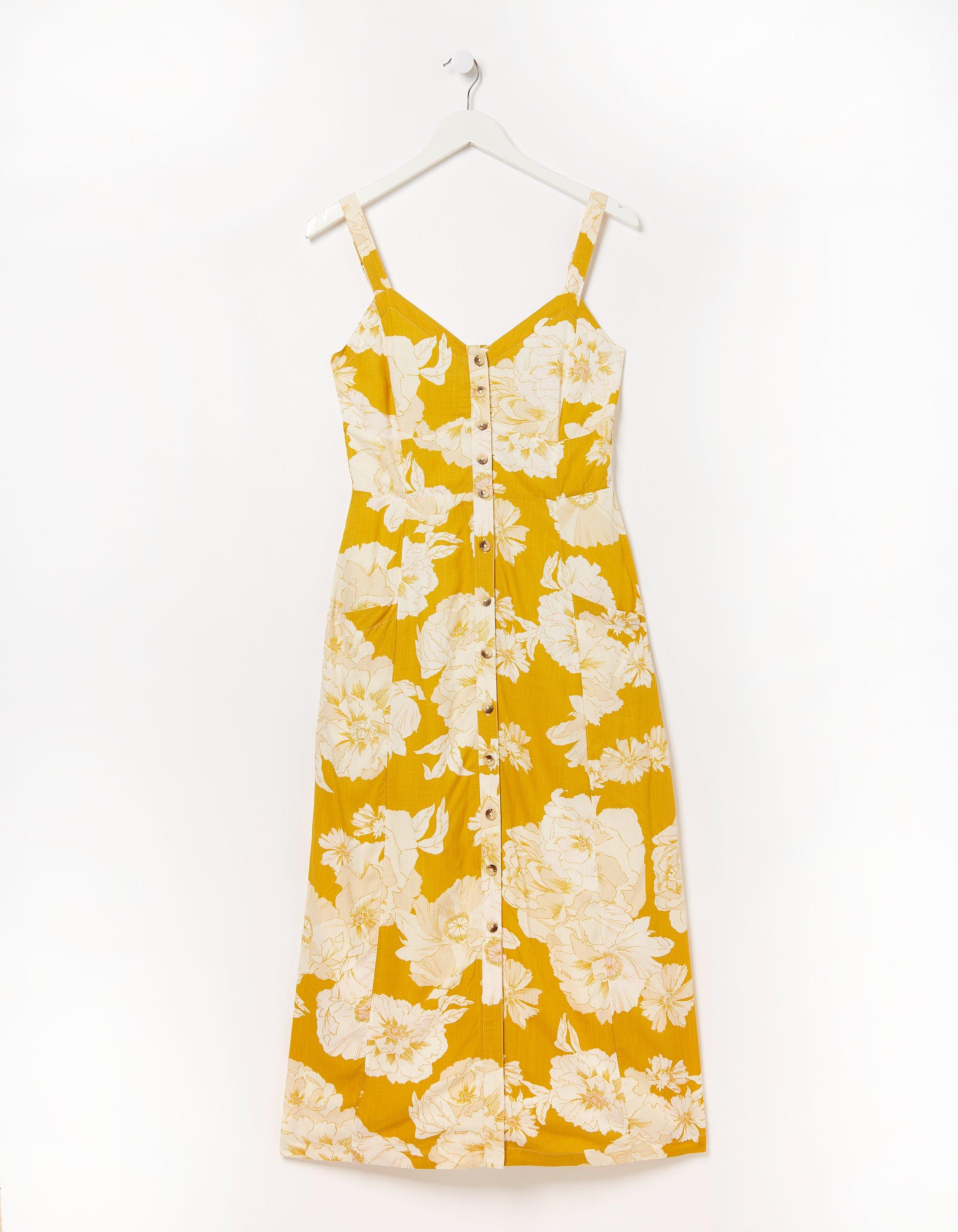 Fat face hotsell yellow dress