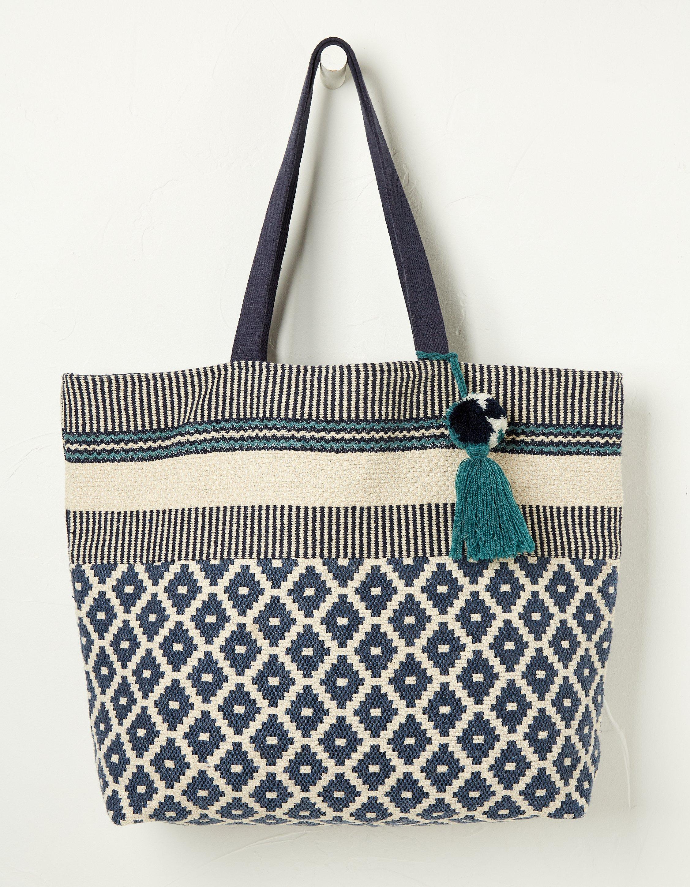 Tiana Textured Beach Bag