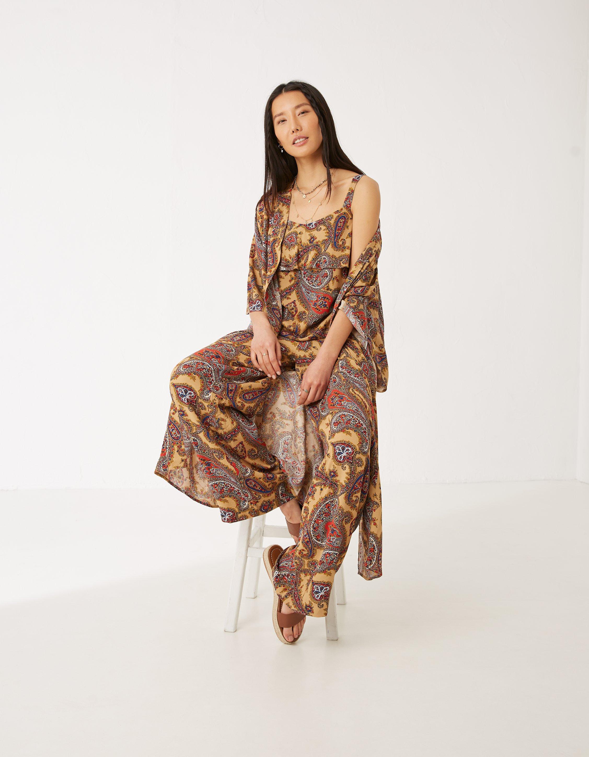 Sunkissed Paisley Palazzo Pants, Pants & Leggings