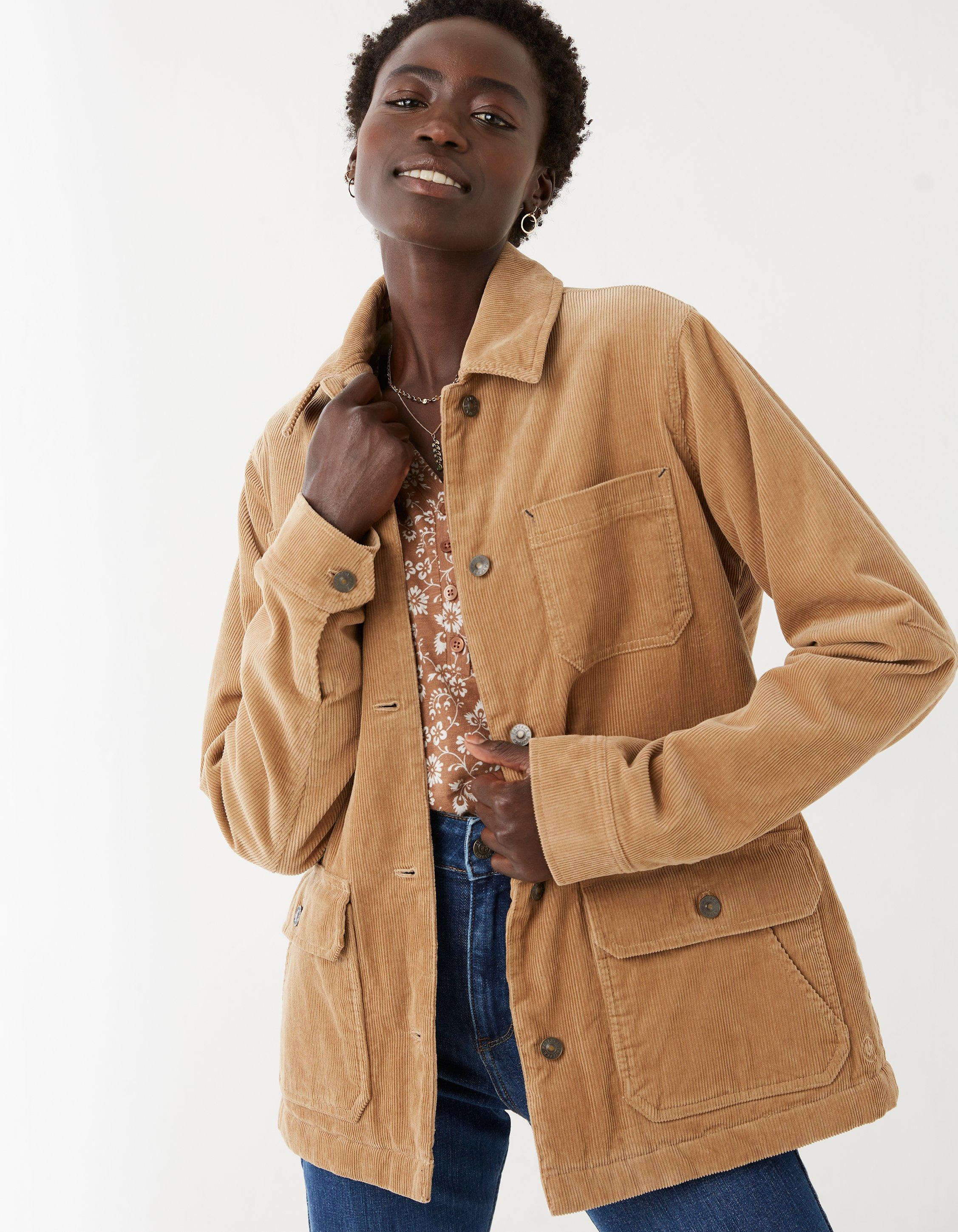 Corduroy coat clearance womens