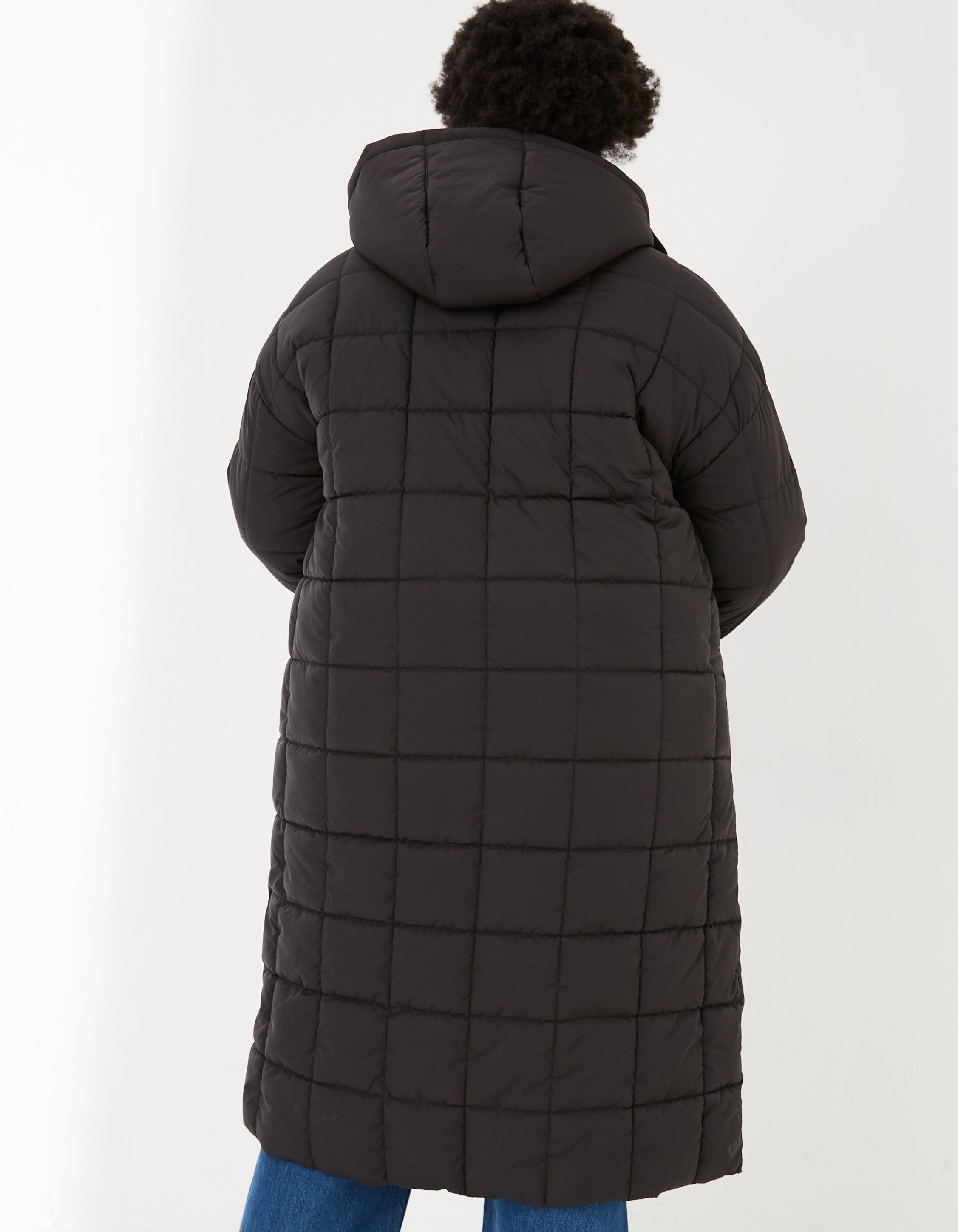 Fat face cumbria long puffer clearance charcoal