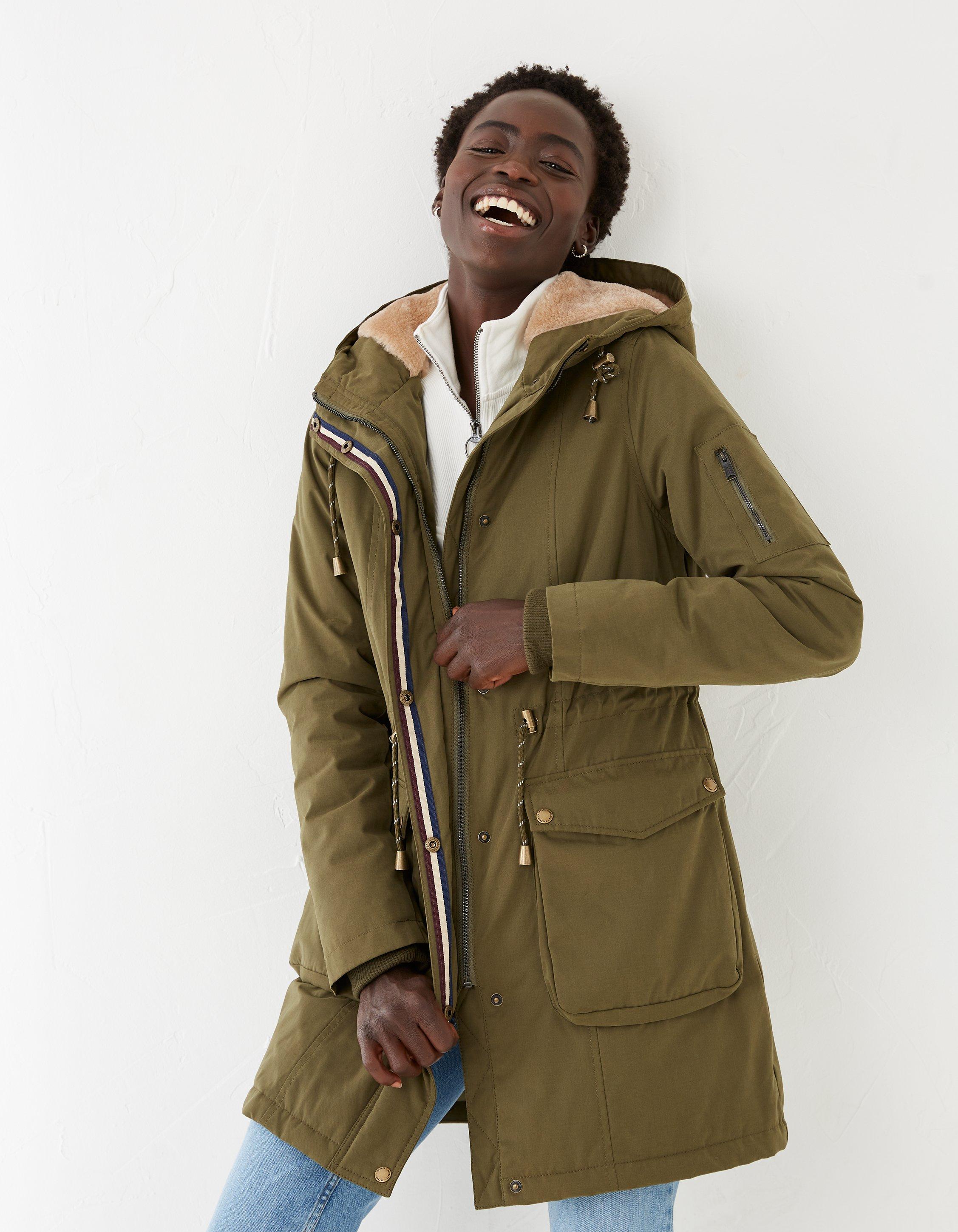 Kaki parka discount