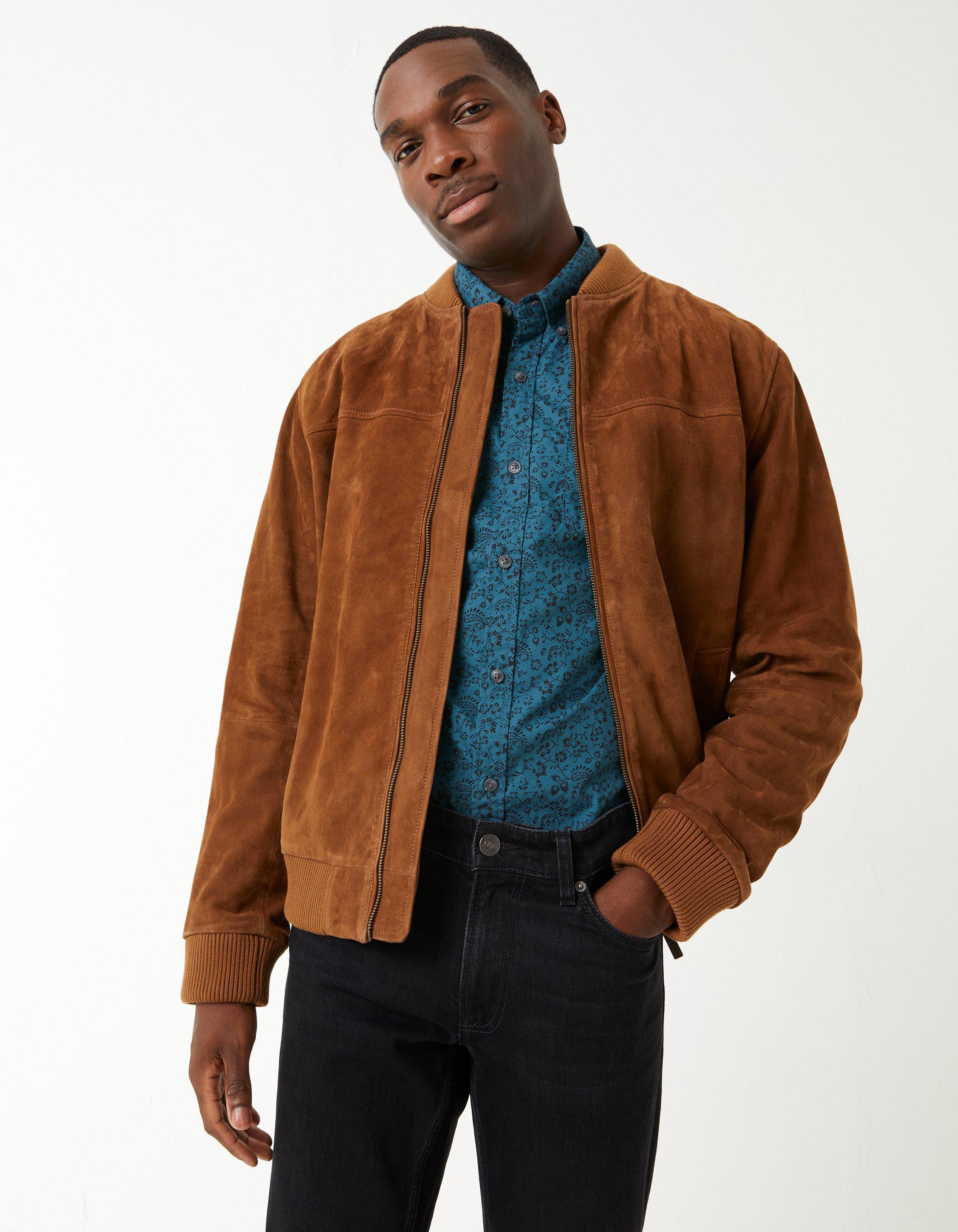 The Jacket Maker Sven Mocha Suede Bomber Jacket Review - Your