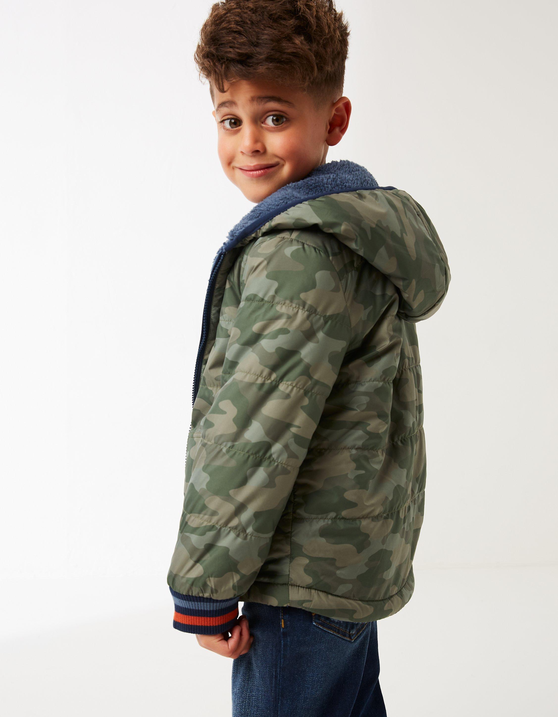 Camouflage reversible cheap jacket