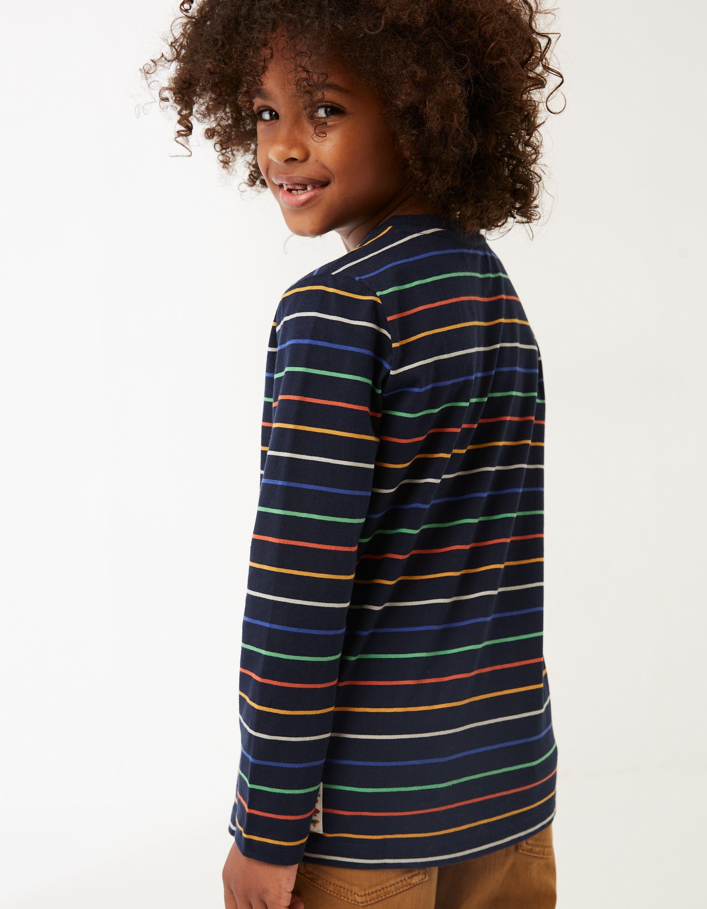 Multi Stripe Long Sleeve T-Shirt