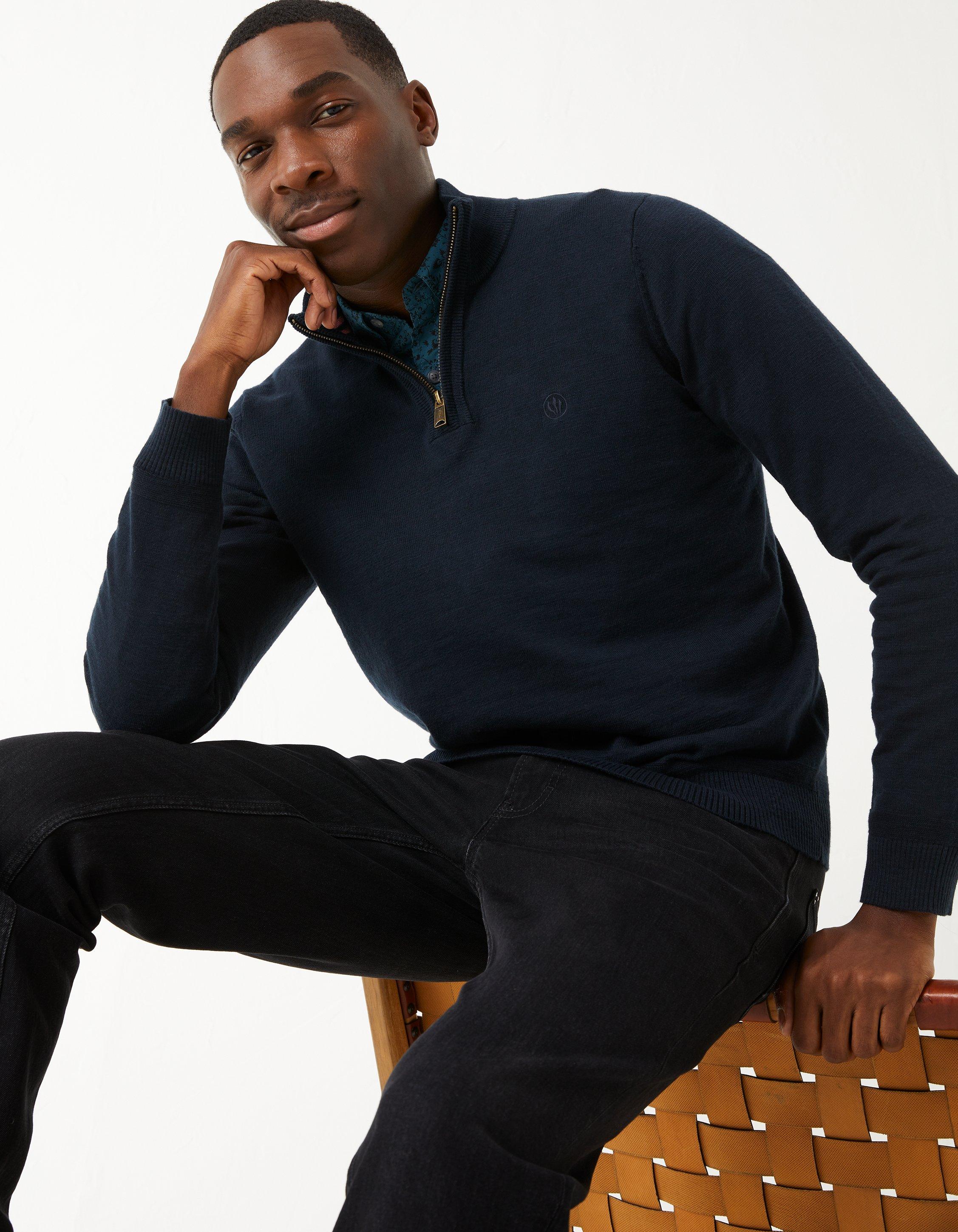 Merino half zip on sale jumper