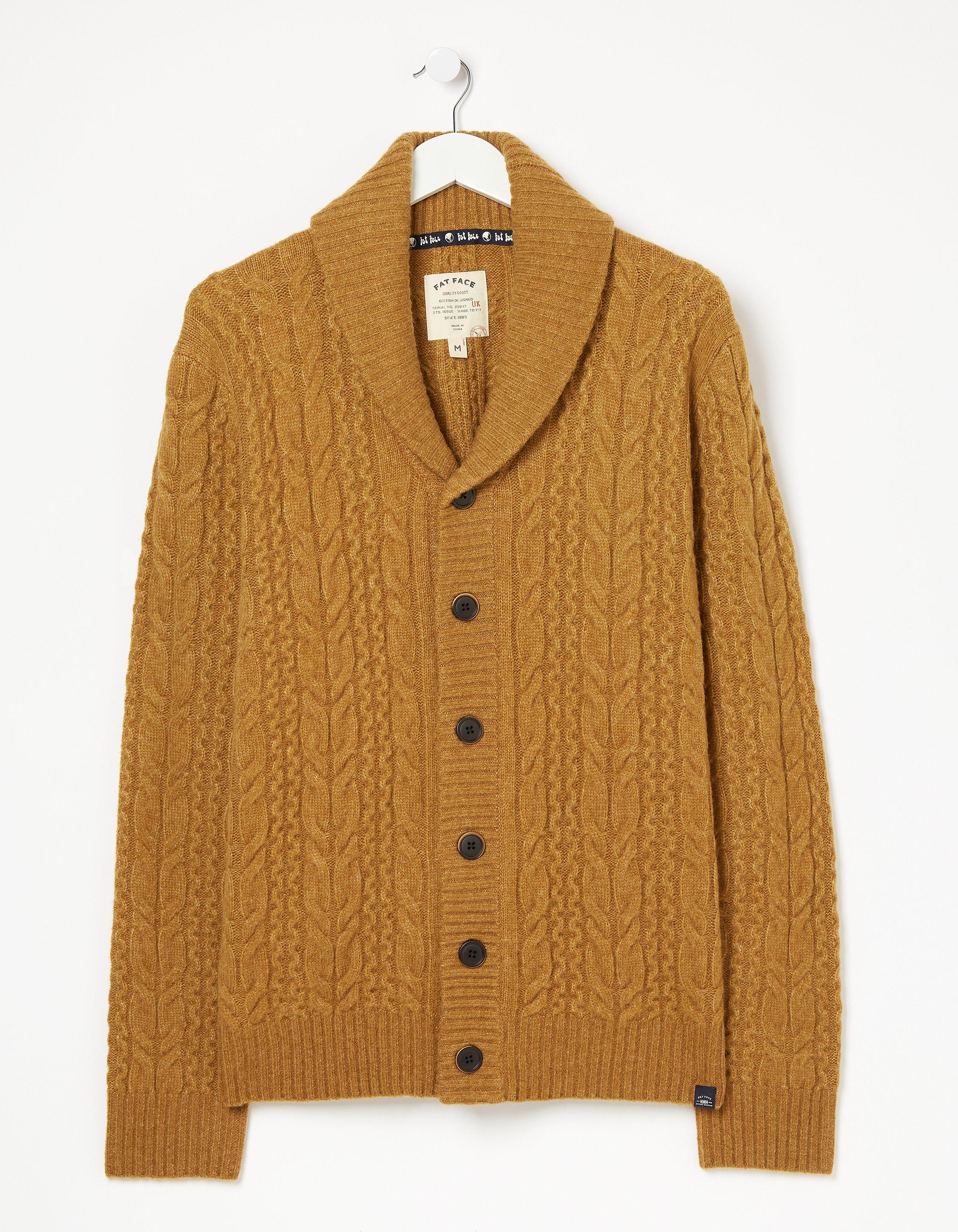 Fat face hotsell haywood cardigan yellow