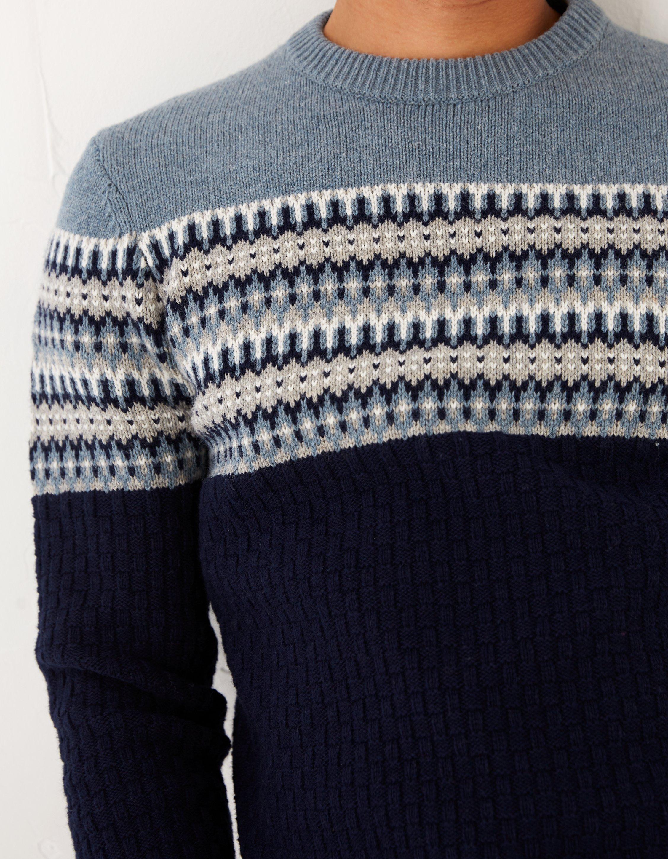 cotton fair isle jumper