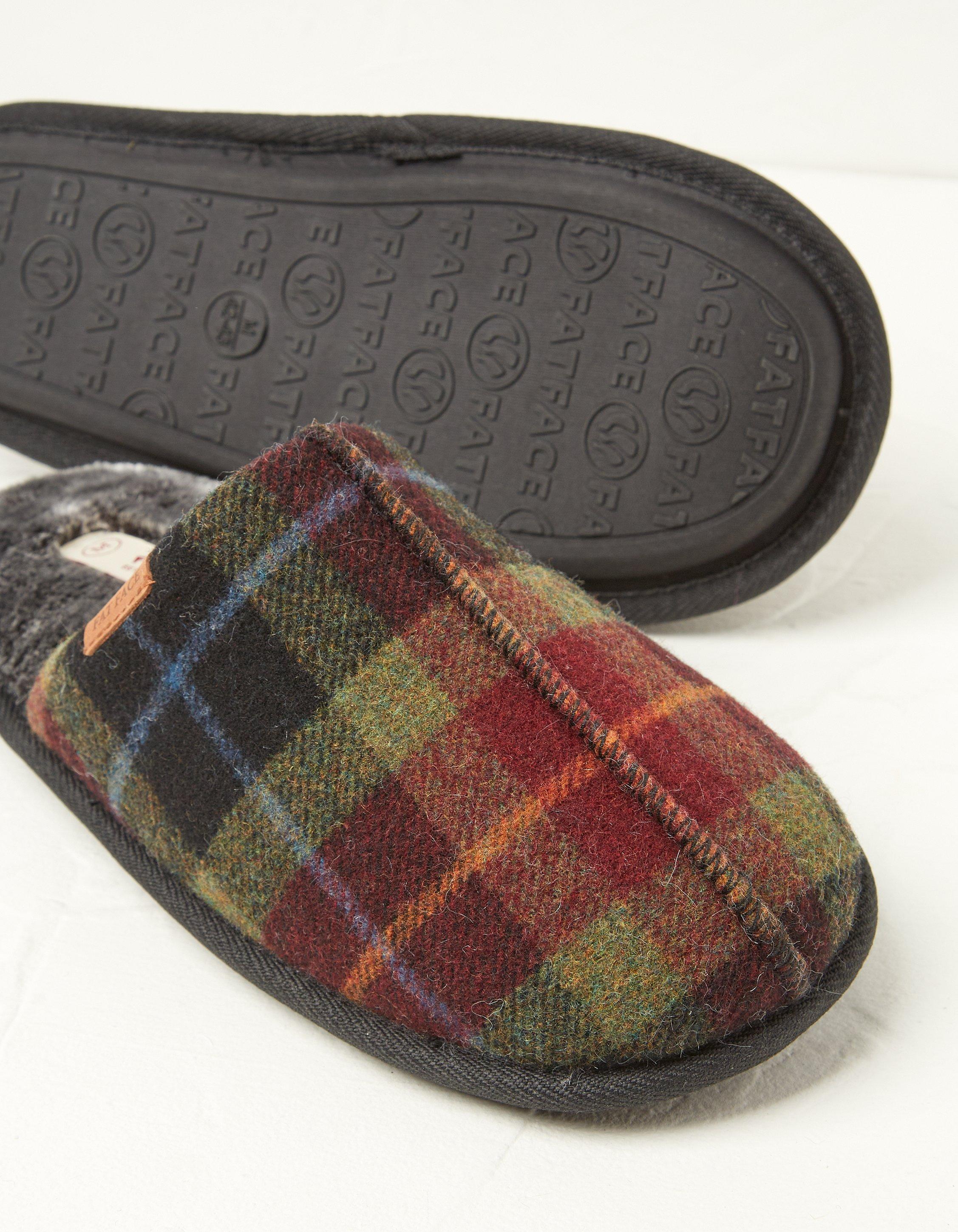 Harvey Check Mule Slippers