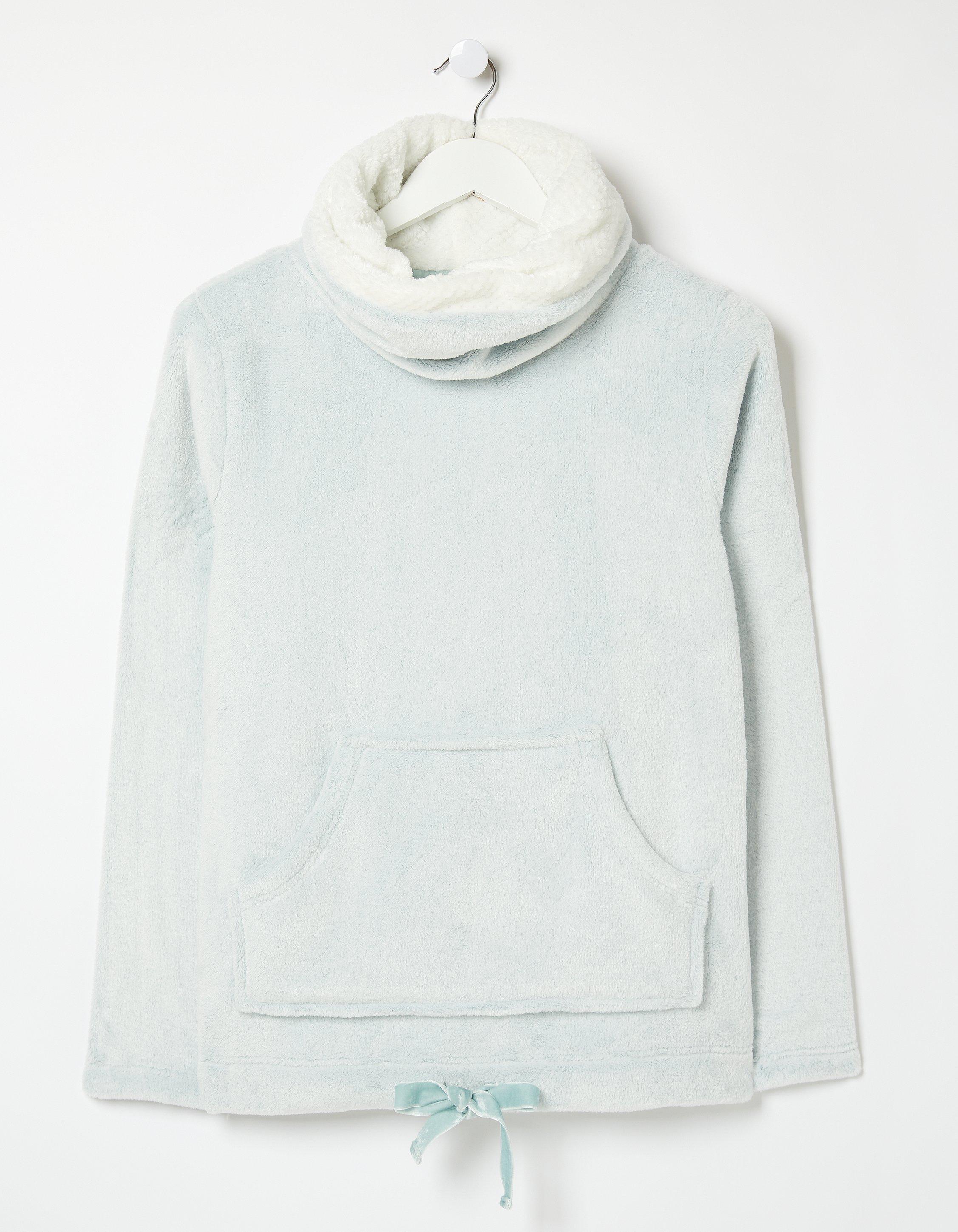 Ladies fleece snuggle on sale top