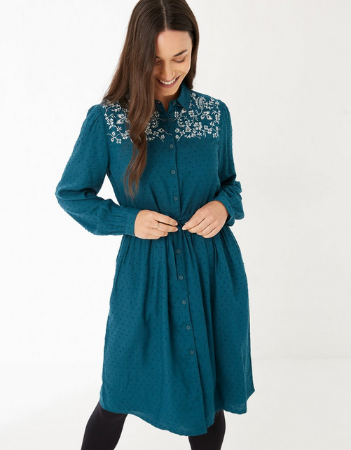 Corby Embroidered Dress