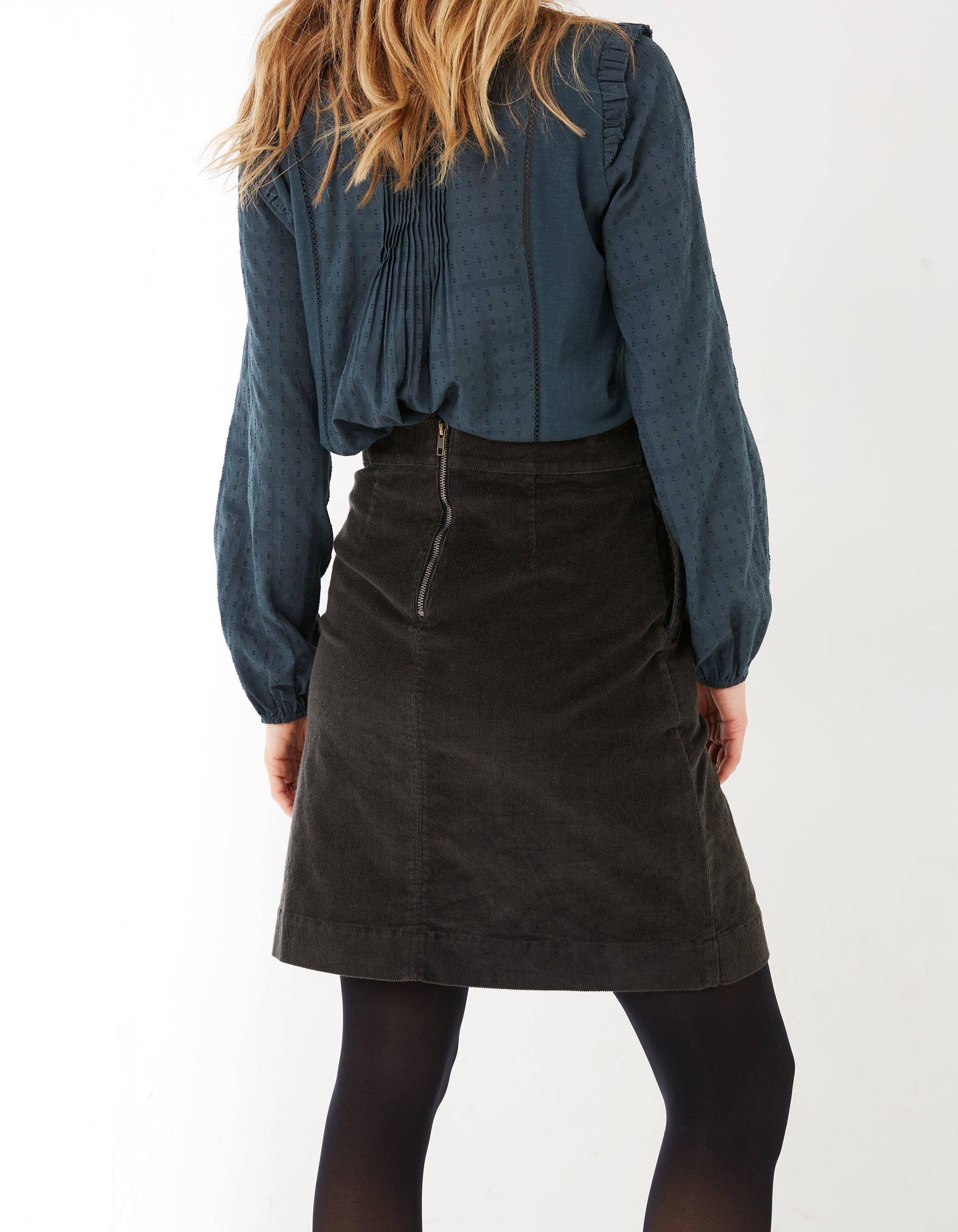 Grey cord skirt clearance uk