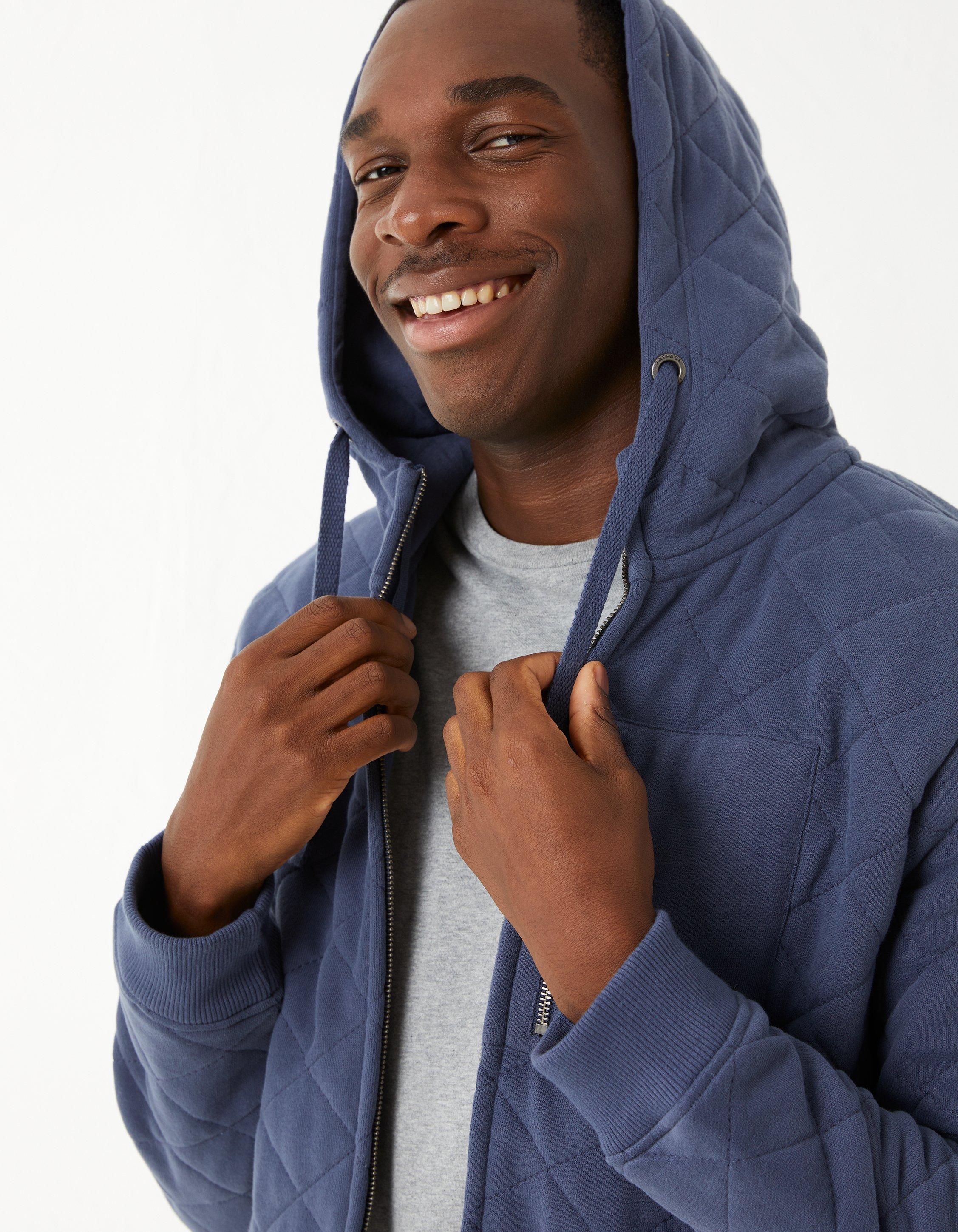 Quilted Zip-Up Hoodie - Men - OBSOLETES DO NOT TOUCH