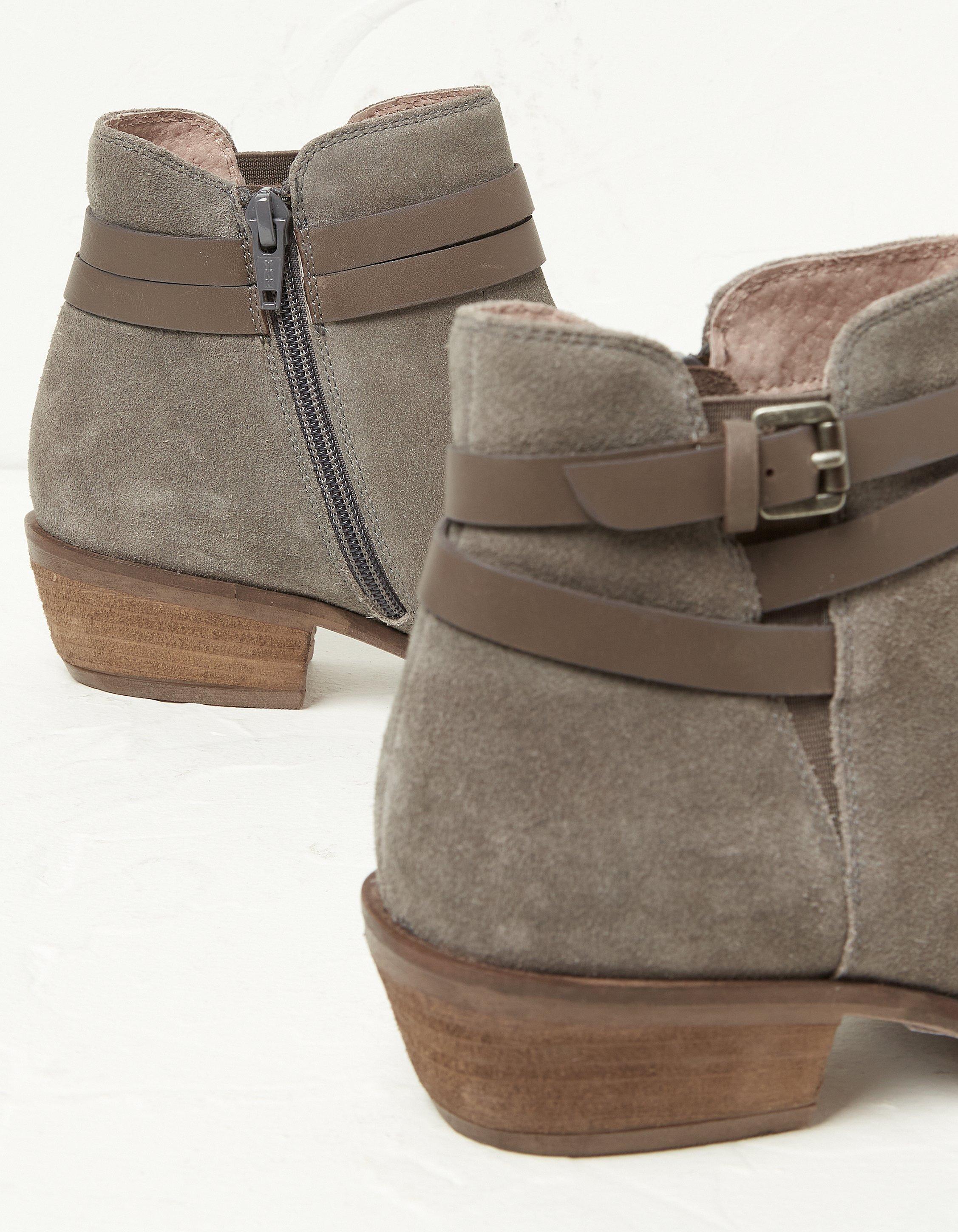 booties with ankle straps