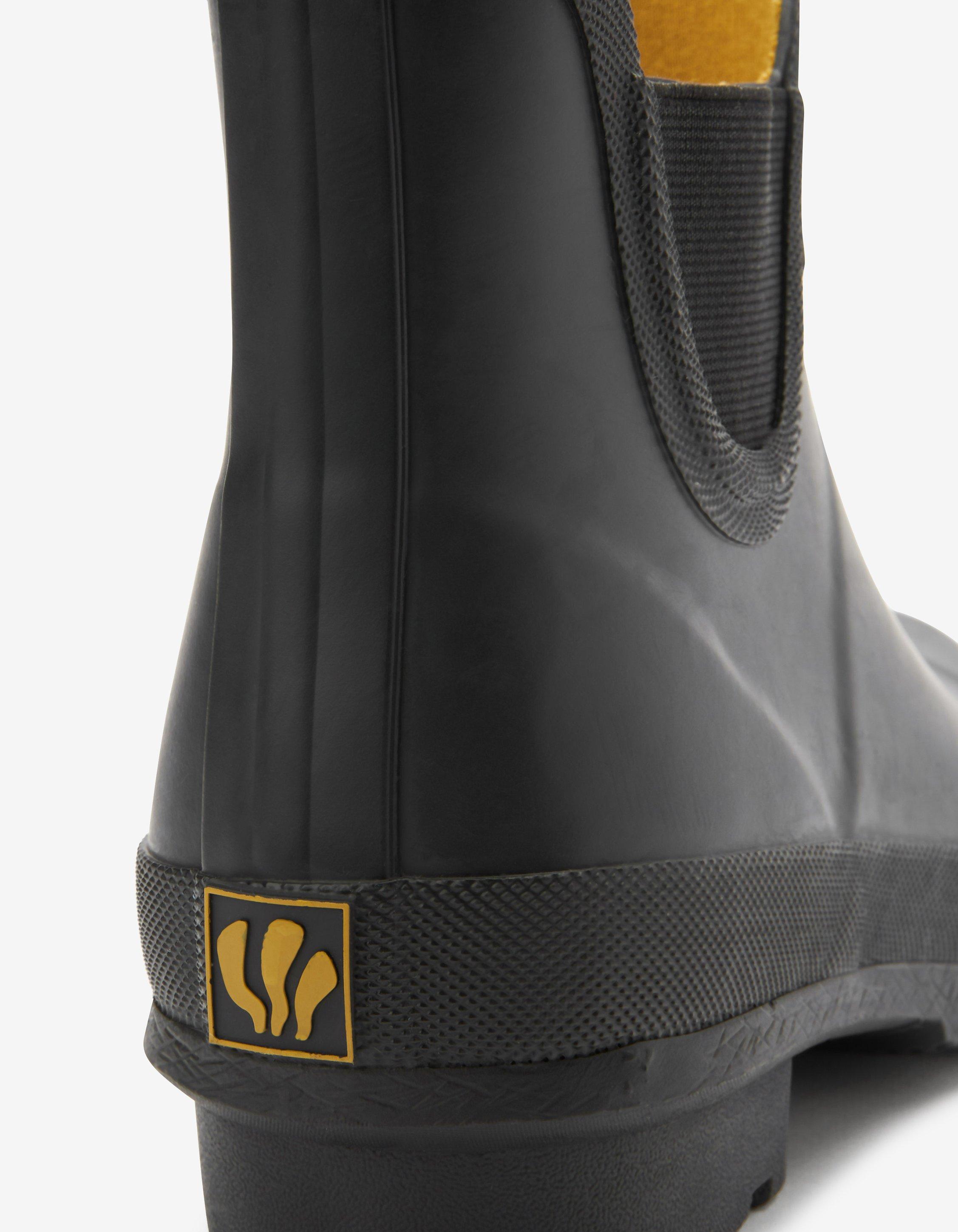 Black ankle outlet wellies