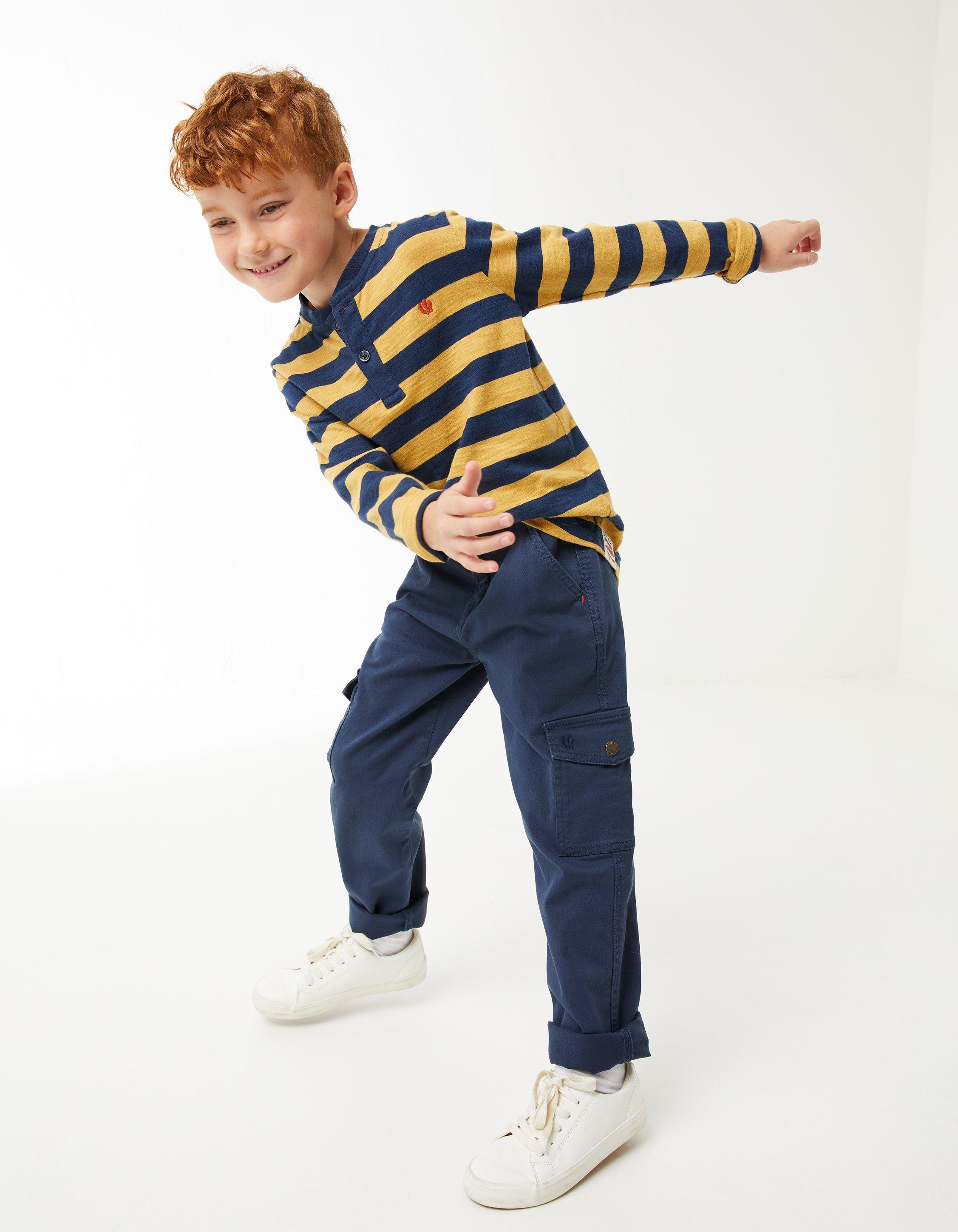 Boys navy sale combat trousers