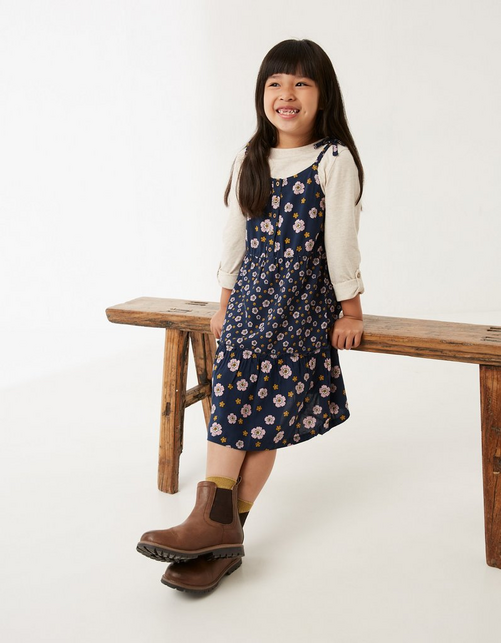Kid’s Two-In-One Hope Mixed Floral Dress