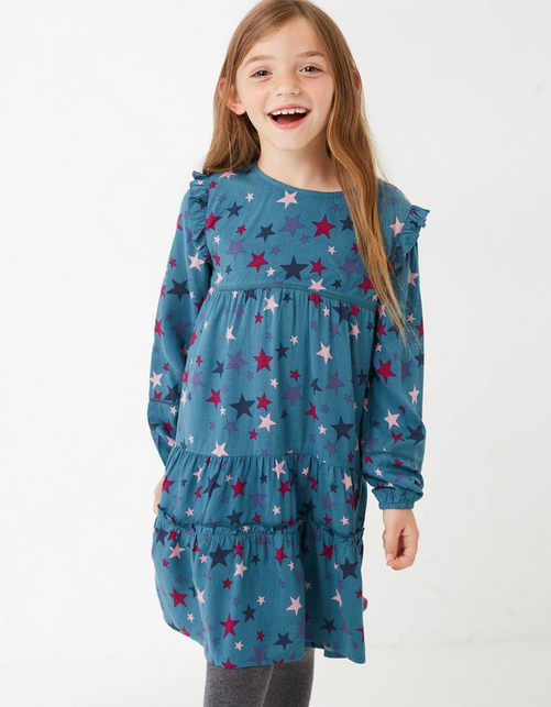 Kid’s Grace Star Print Dress