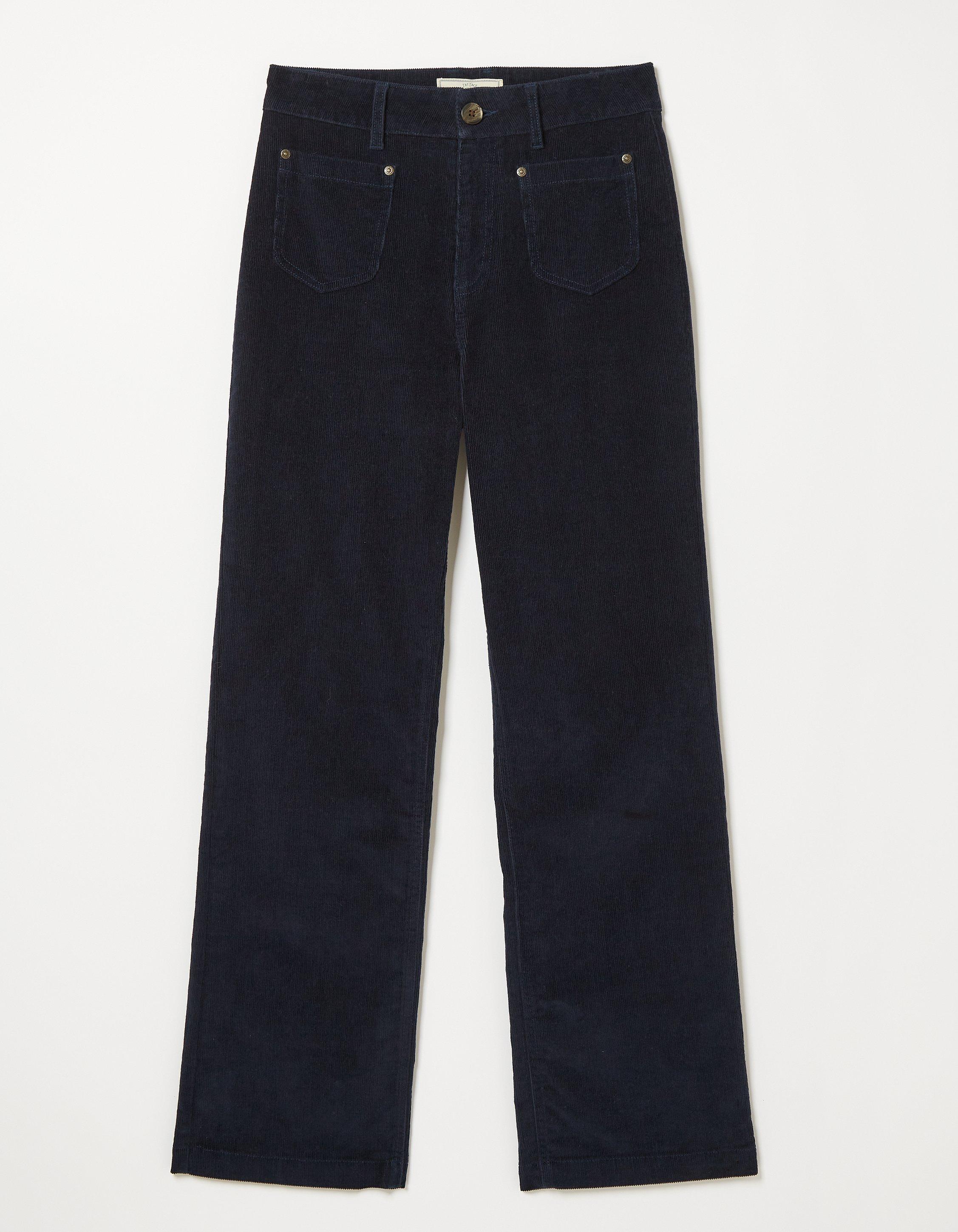 Cord wide hot sale leg trousers