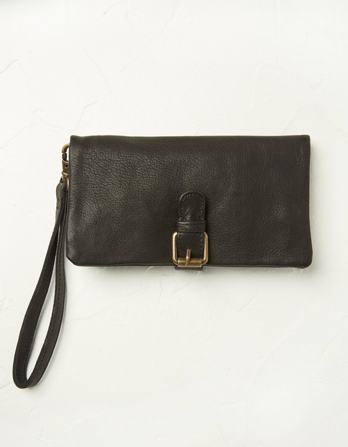 Matinee Buckle Leather Purse