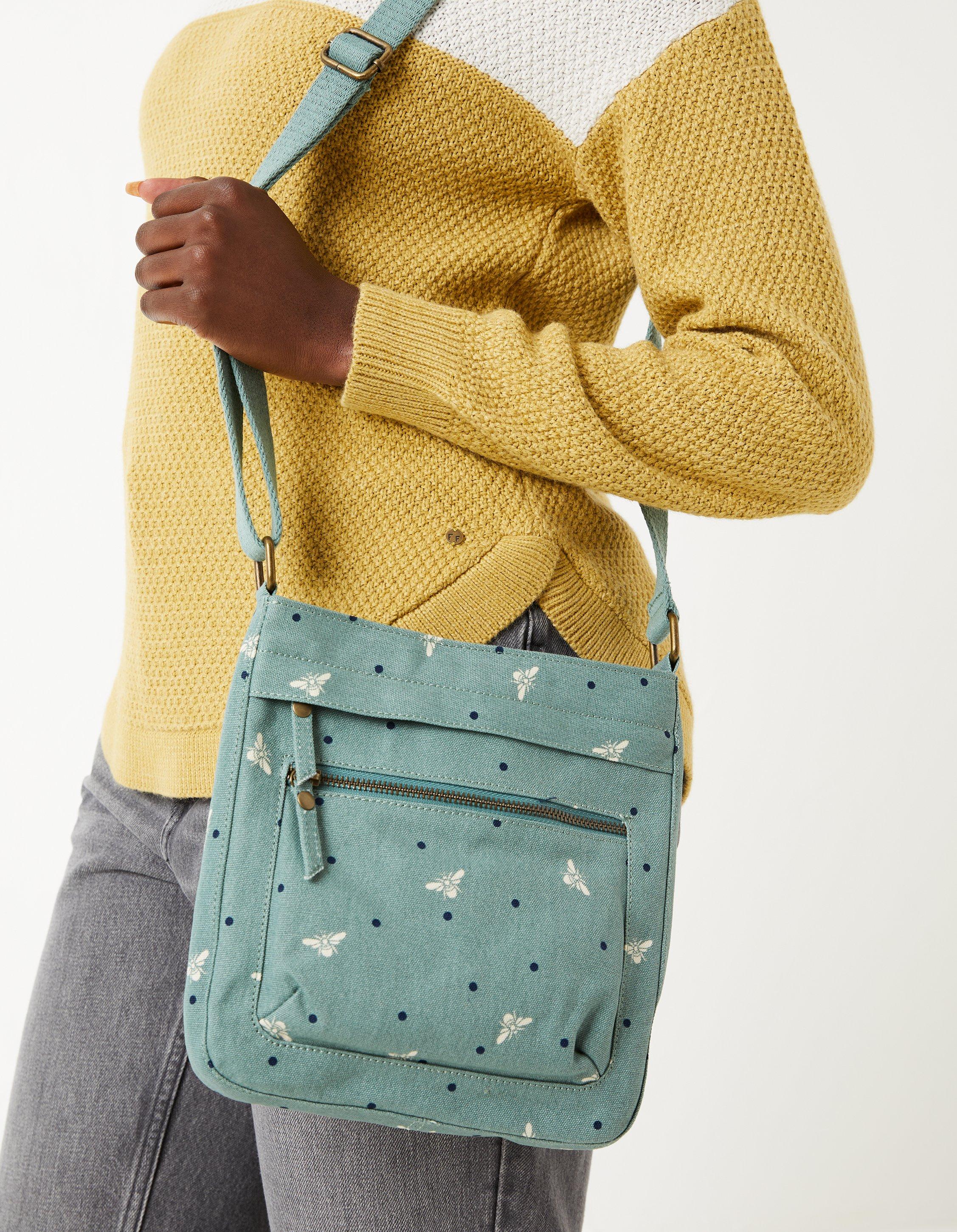 Mini Polka Dot Bee Crossbody Bag