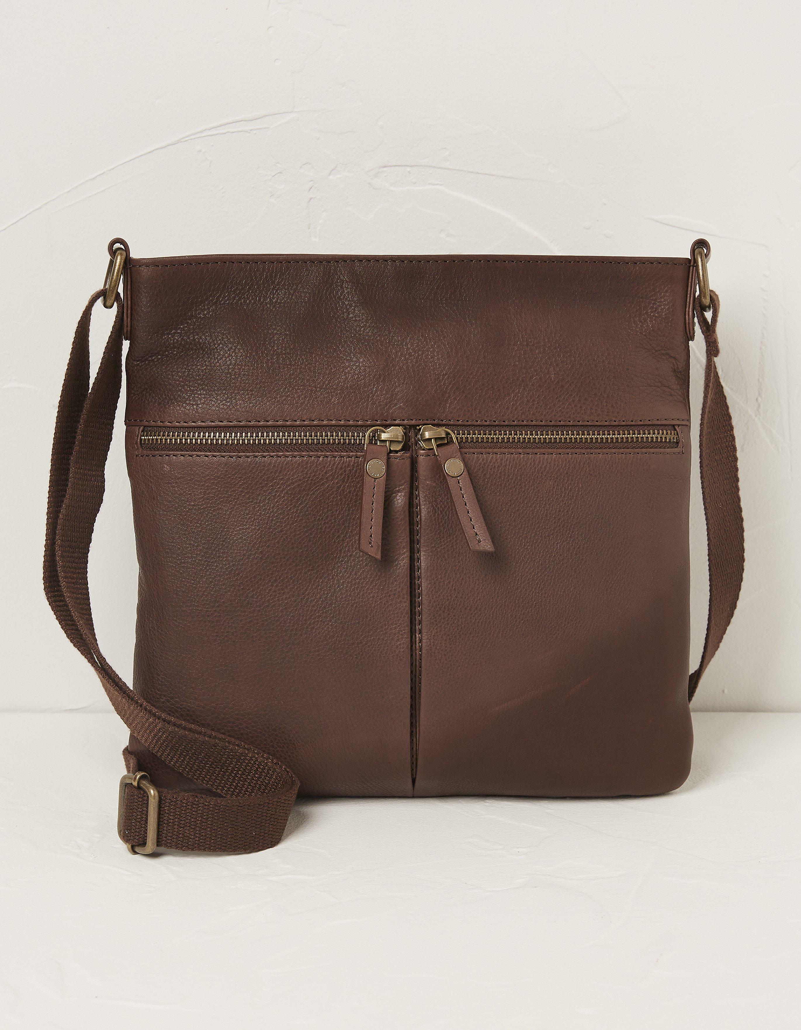 Fat face outlet leather crossbody bag