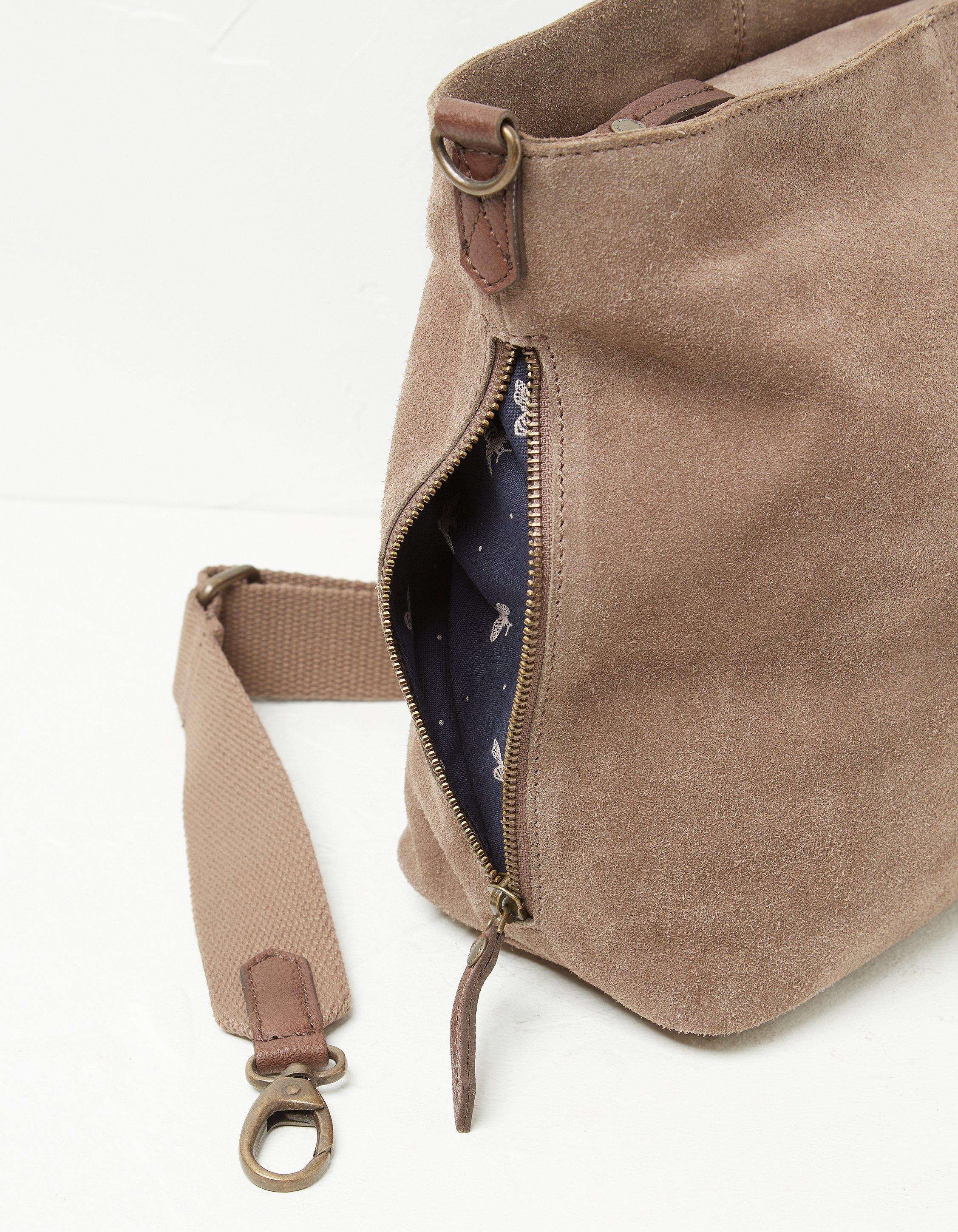 Kingston Suede Cross Body Bag