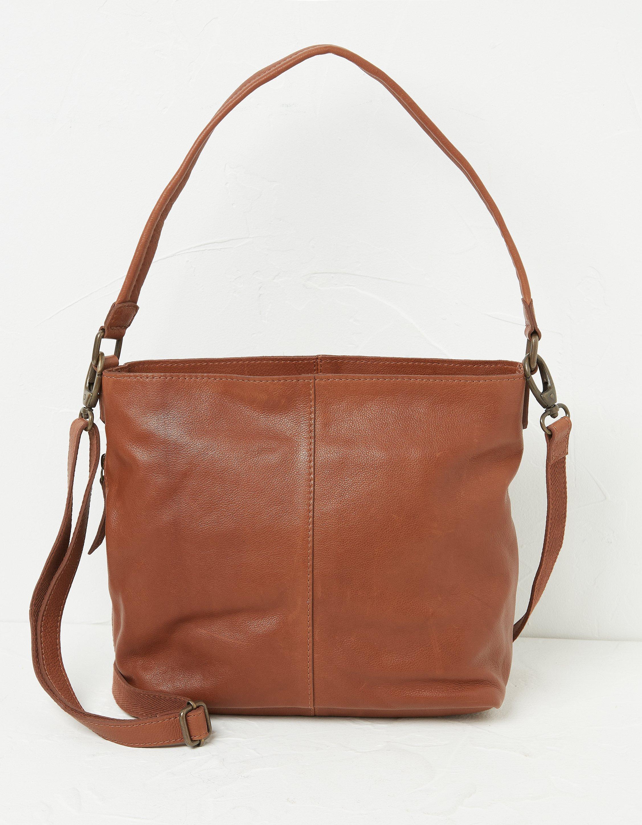 Fat face sale leather crossbody bag