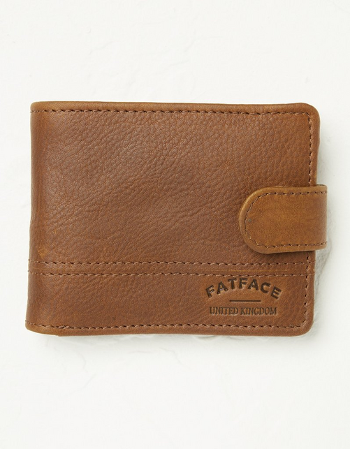Mens Seamed Leather Wallet