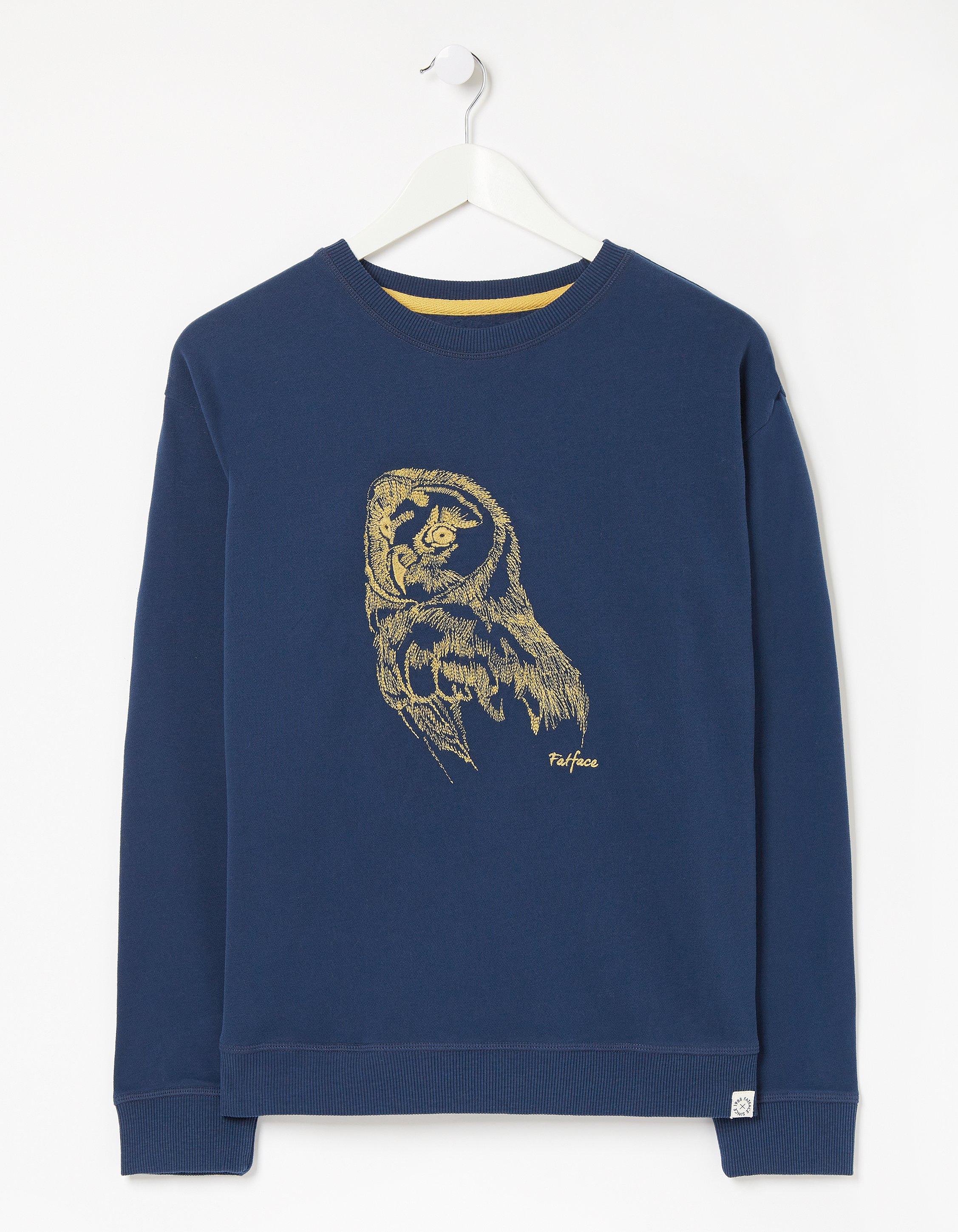 Jennifer Owl Sweat, Sweatshirts & Hoodies | FatFace.com