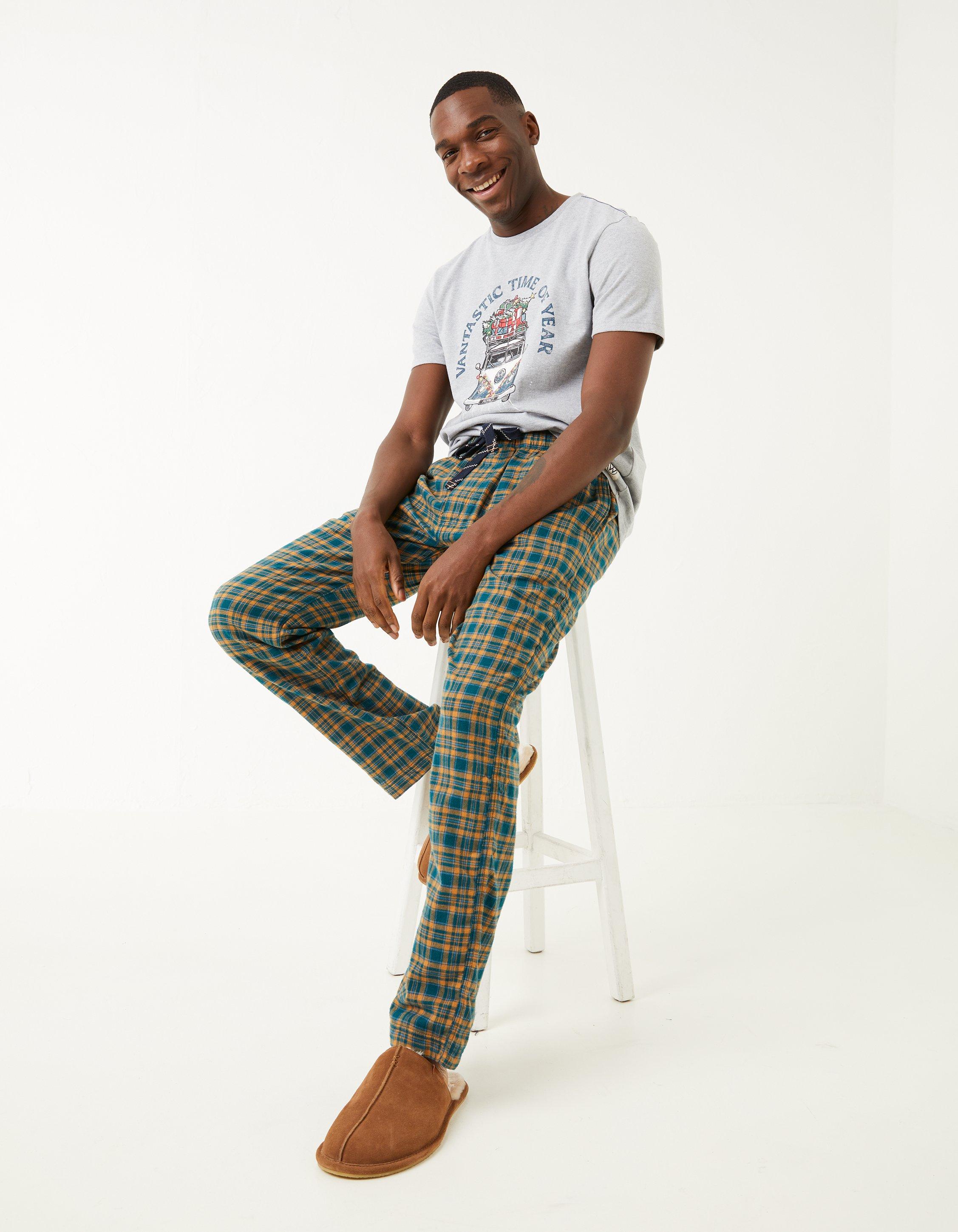 Long pyjama bottoms online mens