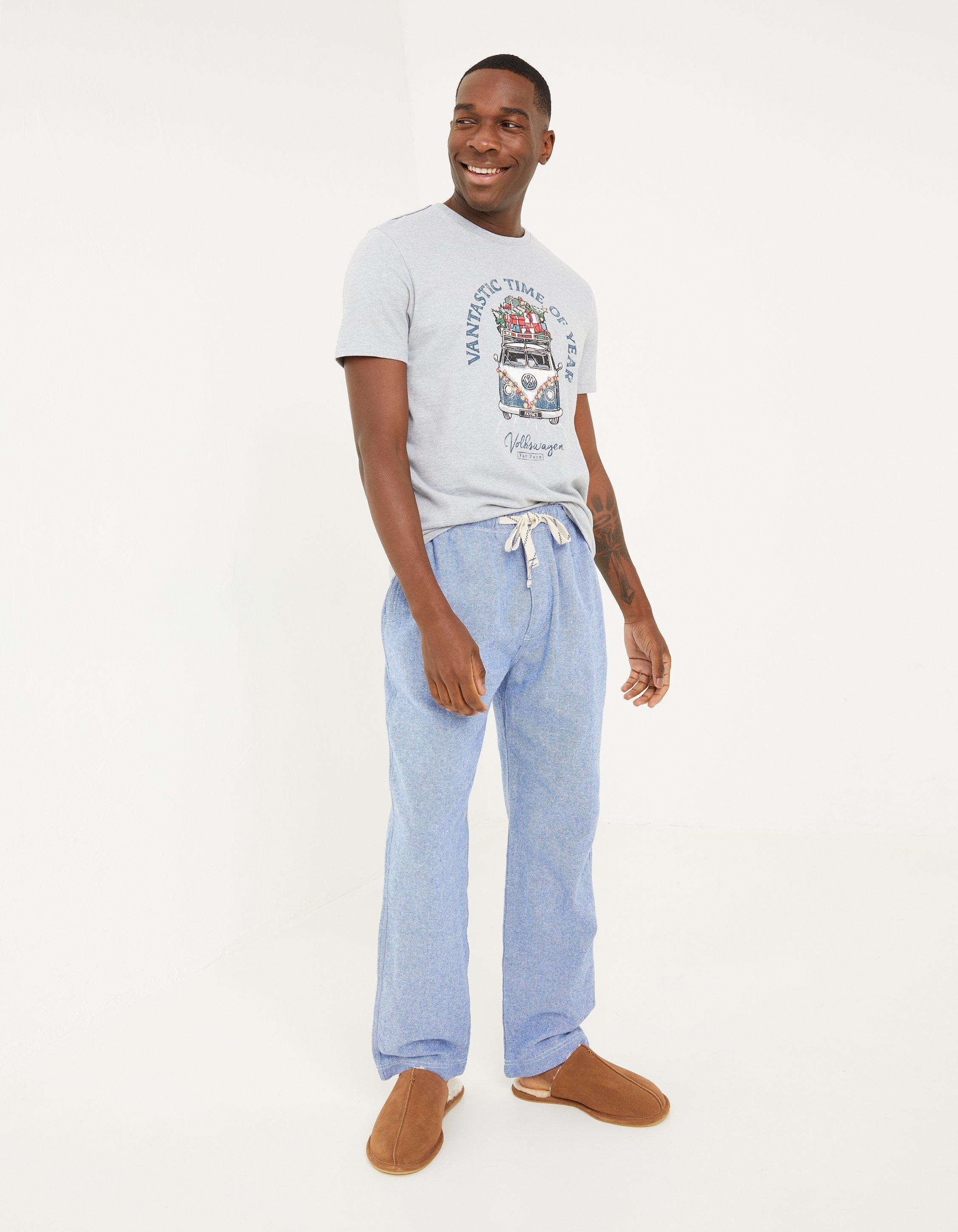 Brushed Twill Pajama Bottoms