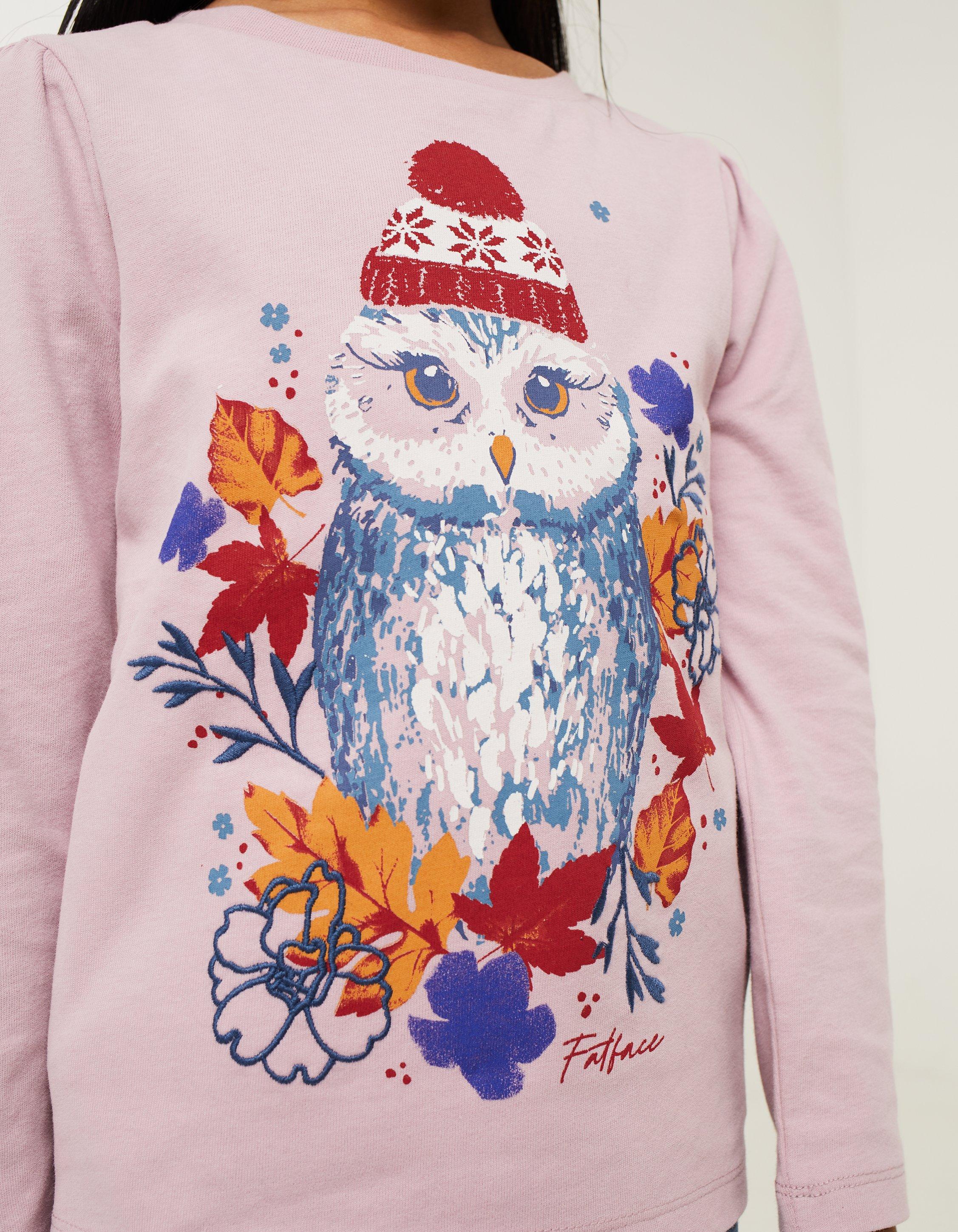 Winter Owl Long Sleeve T-Shirt