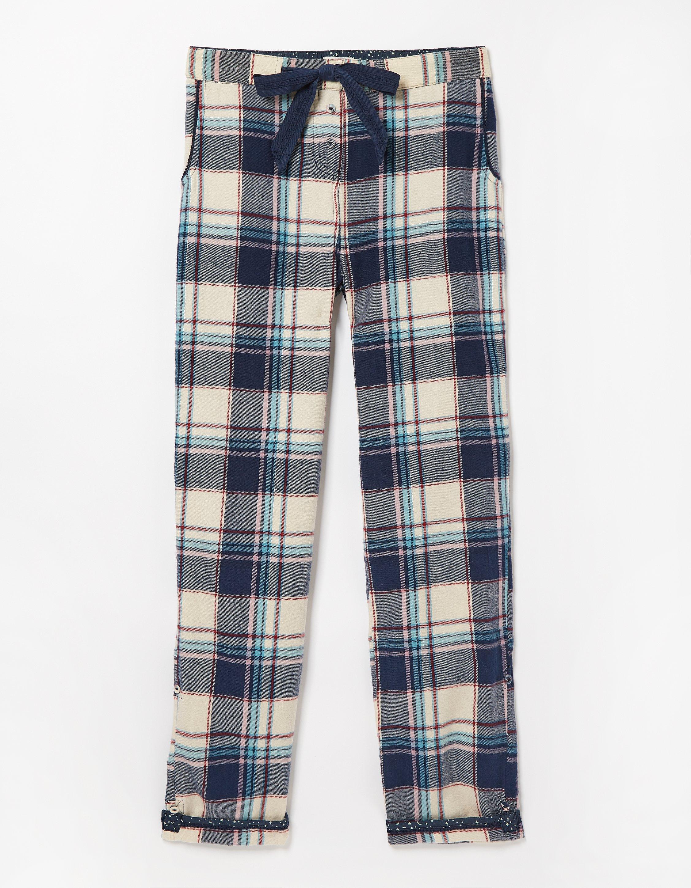 Checked discount pajama bottoms