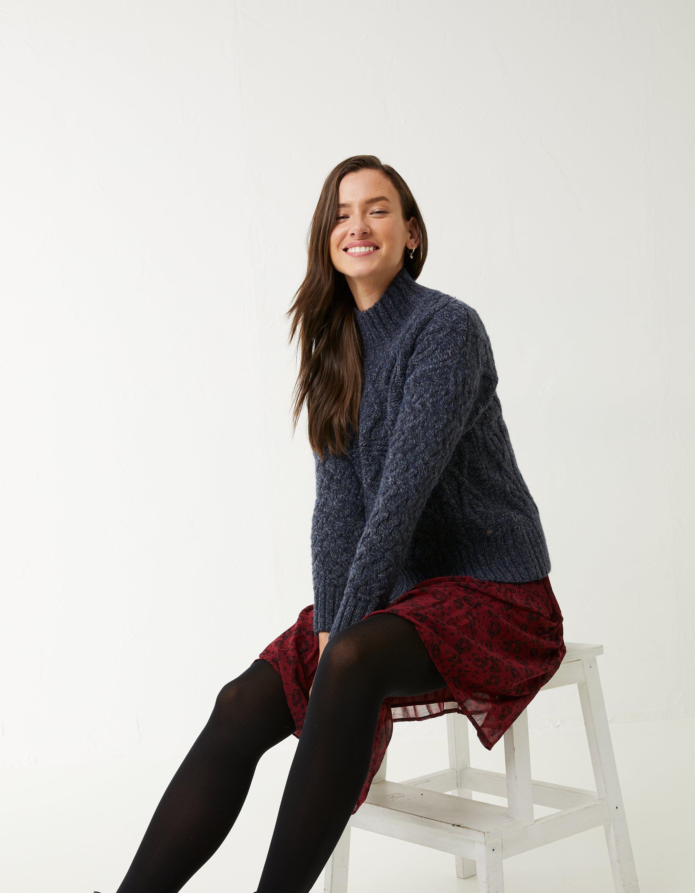 Cali Cable Knit Jumper, Knitwear