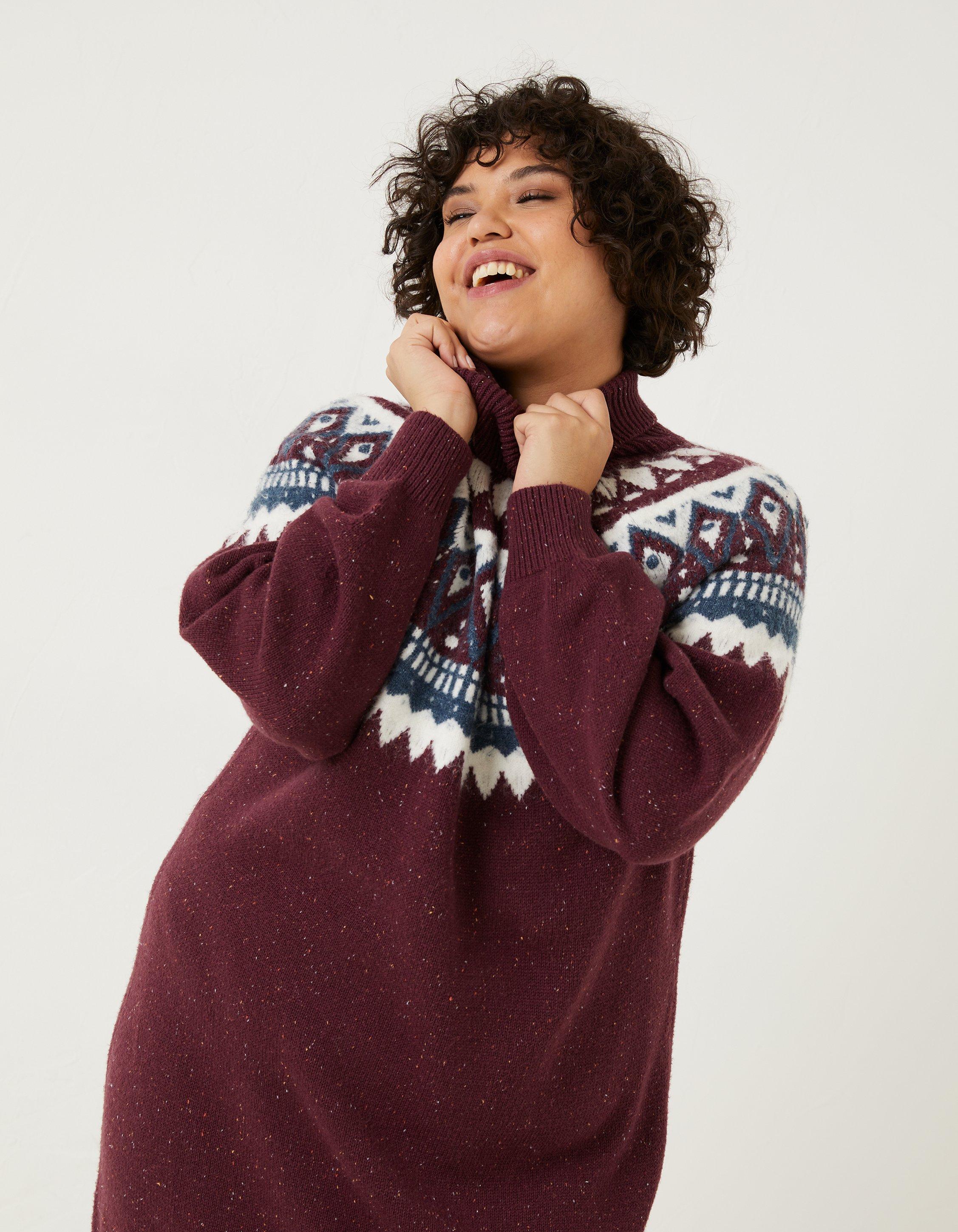 Fair isle 2024 sweater women's plus