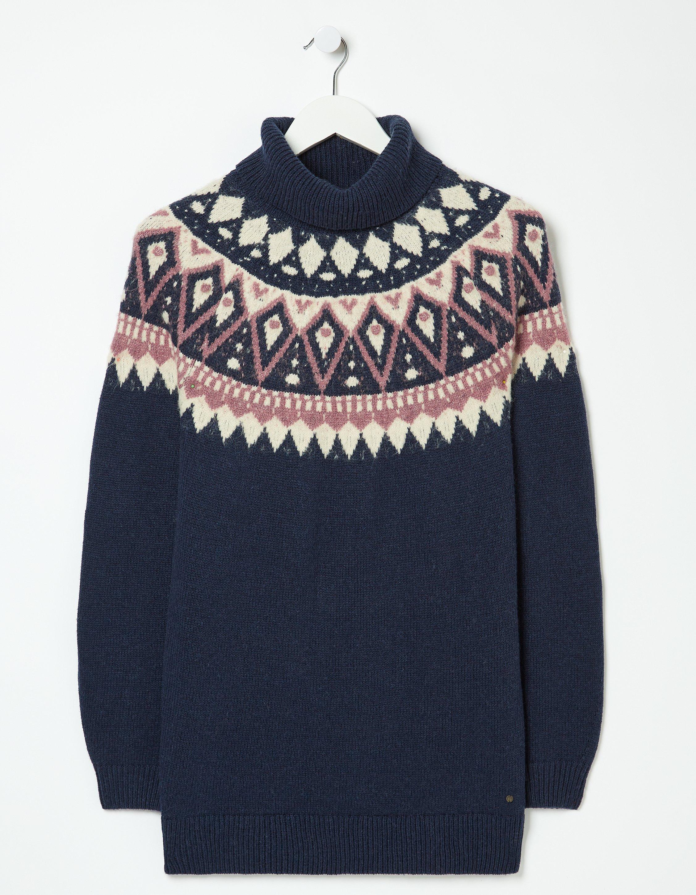 fat face fair isle jumper womens