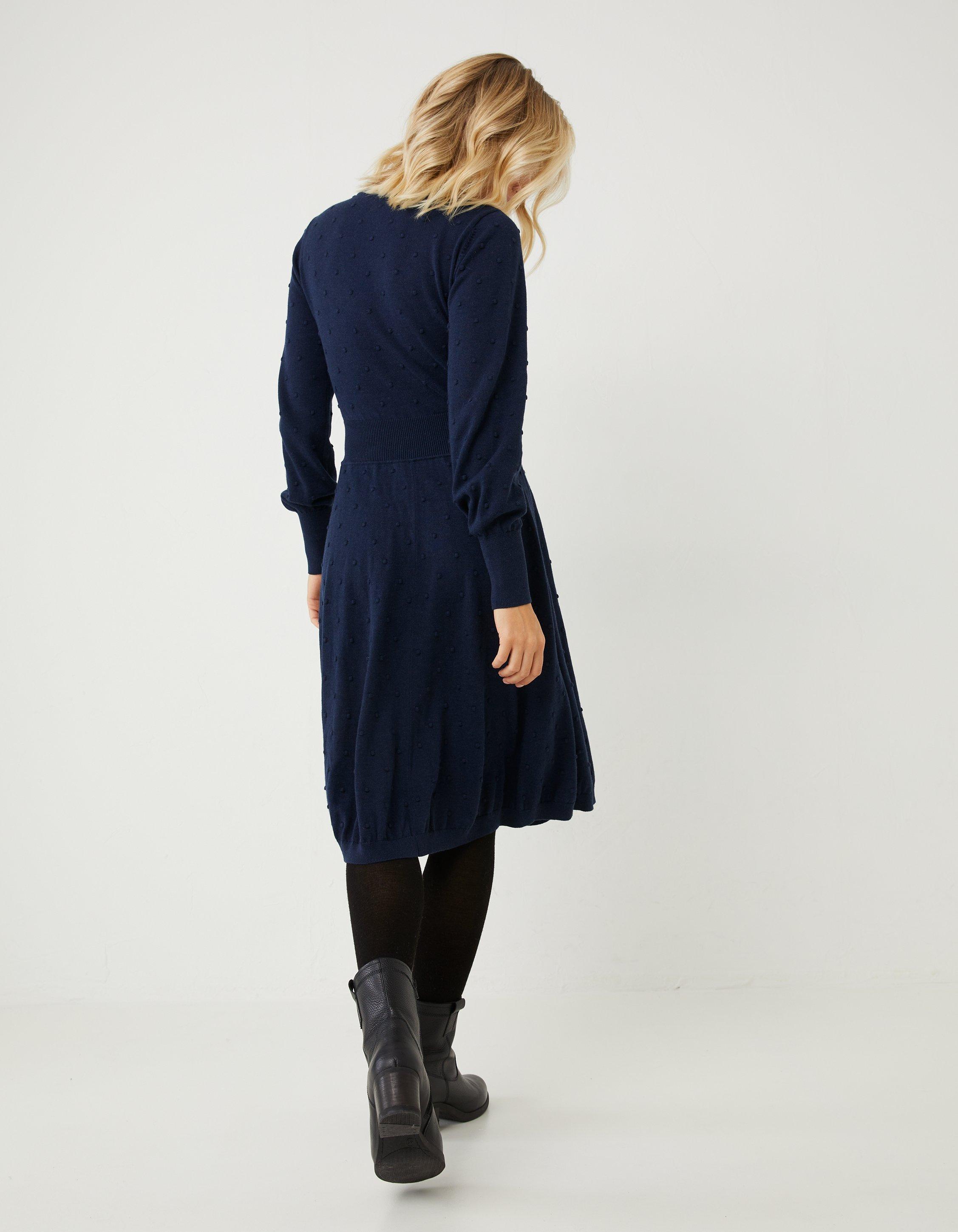 Fat face navy store dress