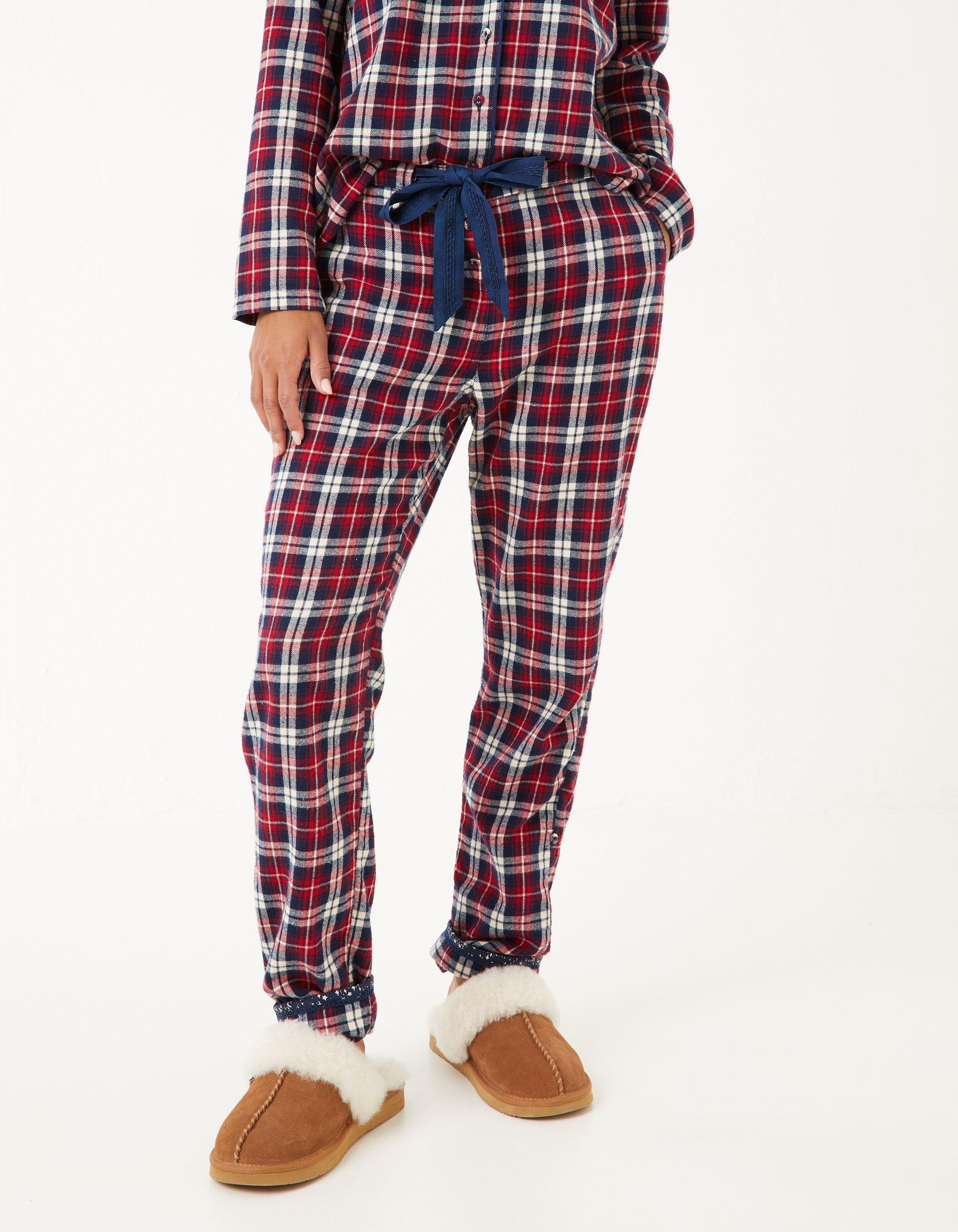 Eva Family Check Pants Nightwear Pajamas FatFace