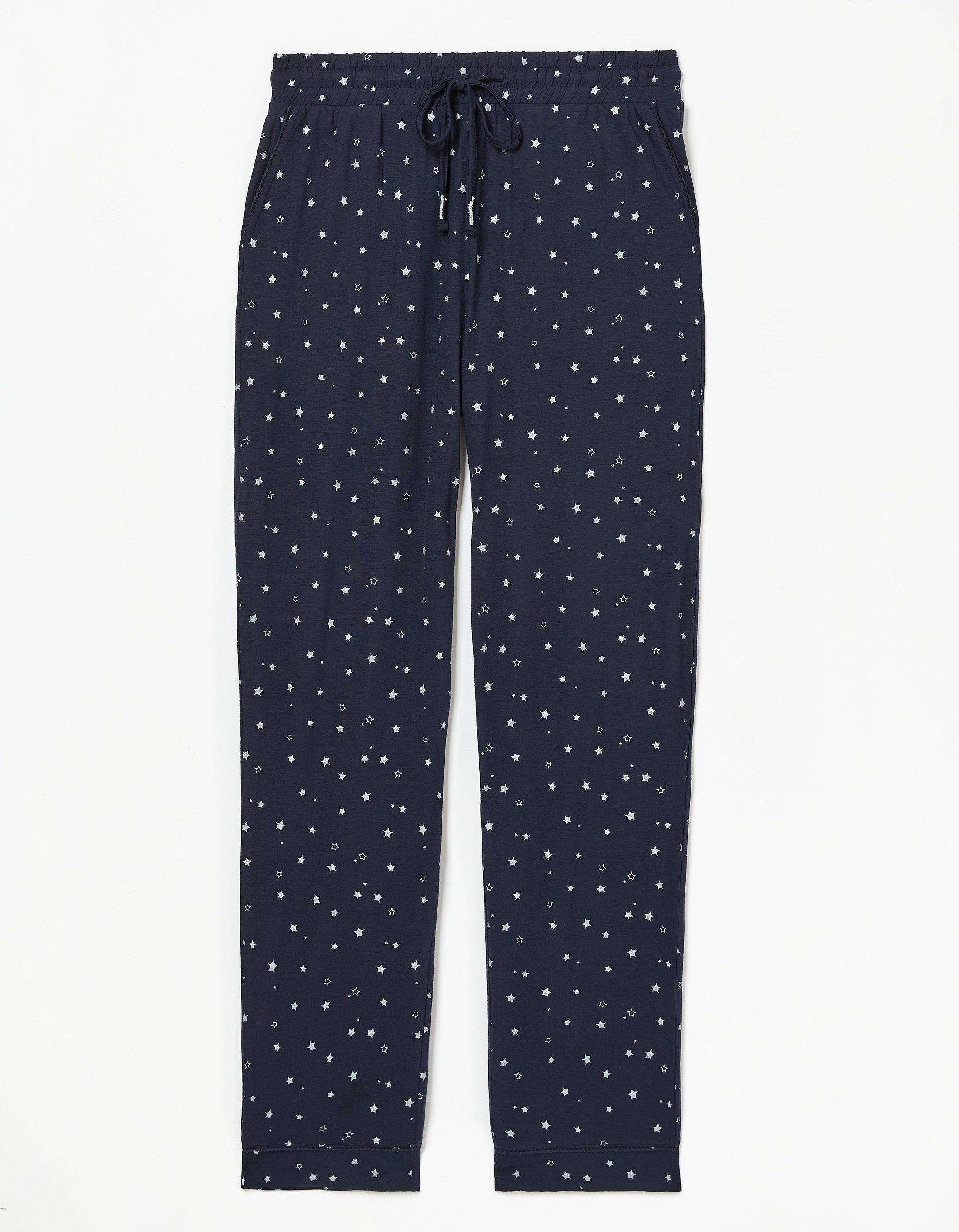 Eva Jersey Star Pants Nightwear Pajamas FatFace