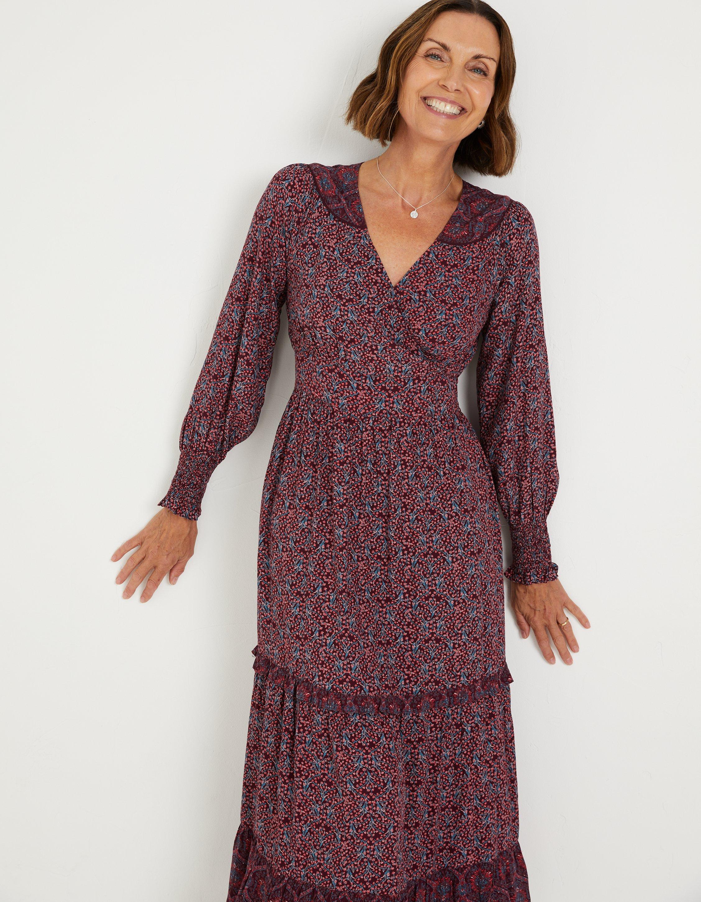 OTTILIE PRINTED BOHO DRESS