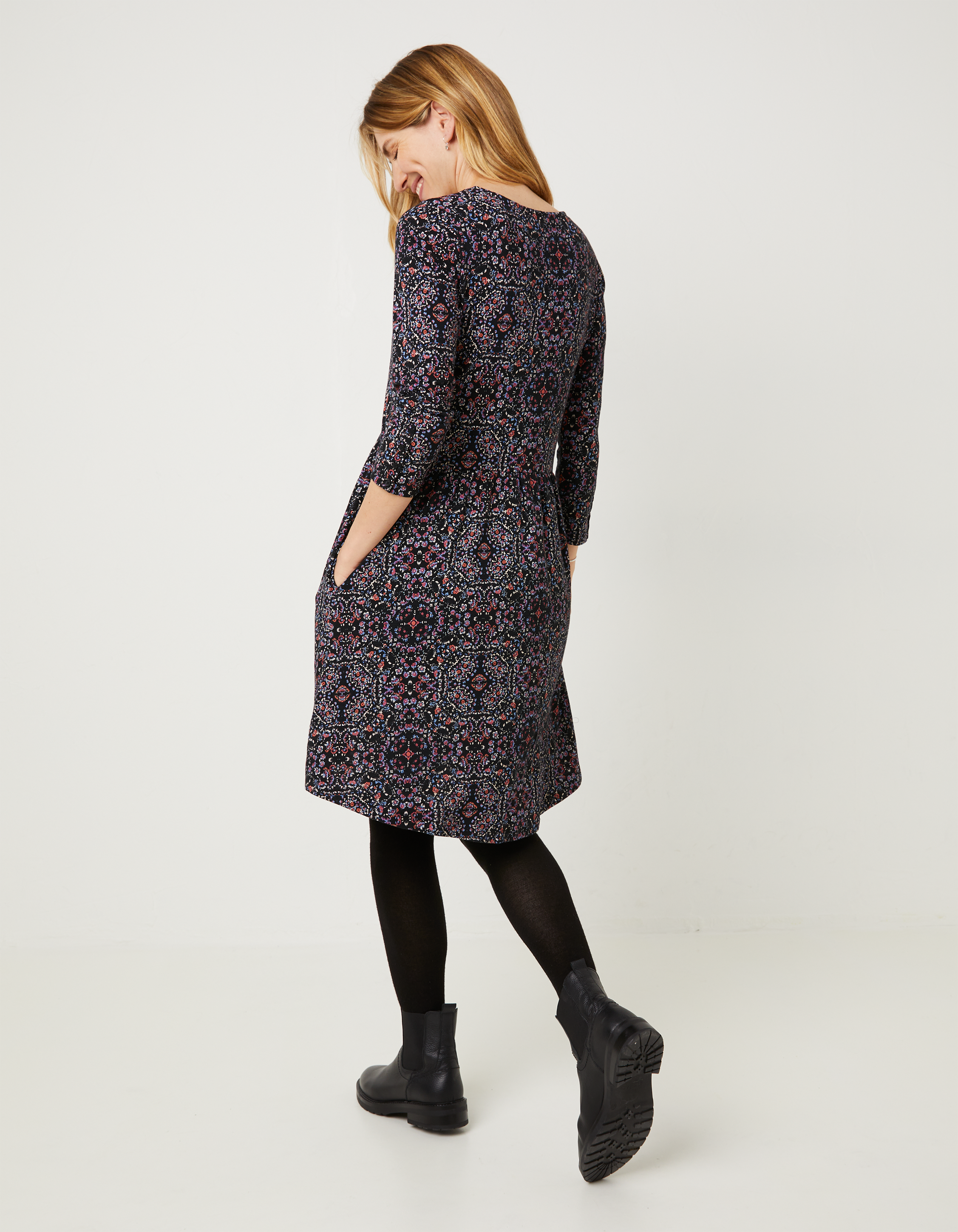 Nina Artisan Jersey Dress Dresses FatFace