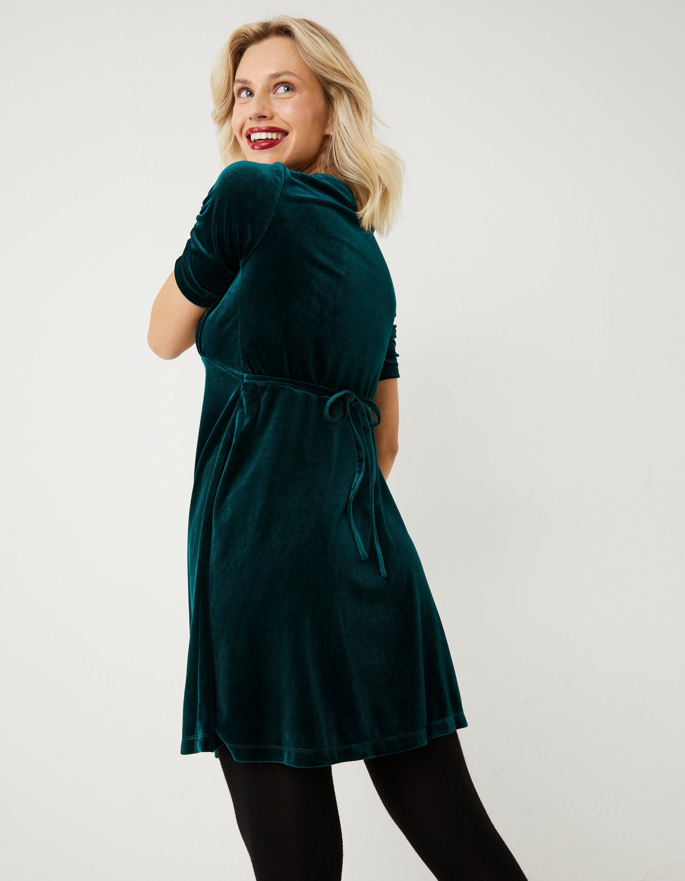 Fatface simone shop velvet dress