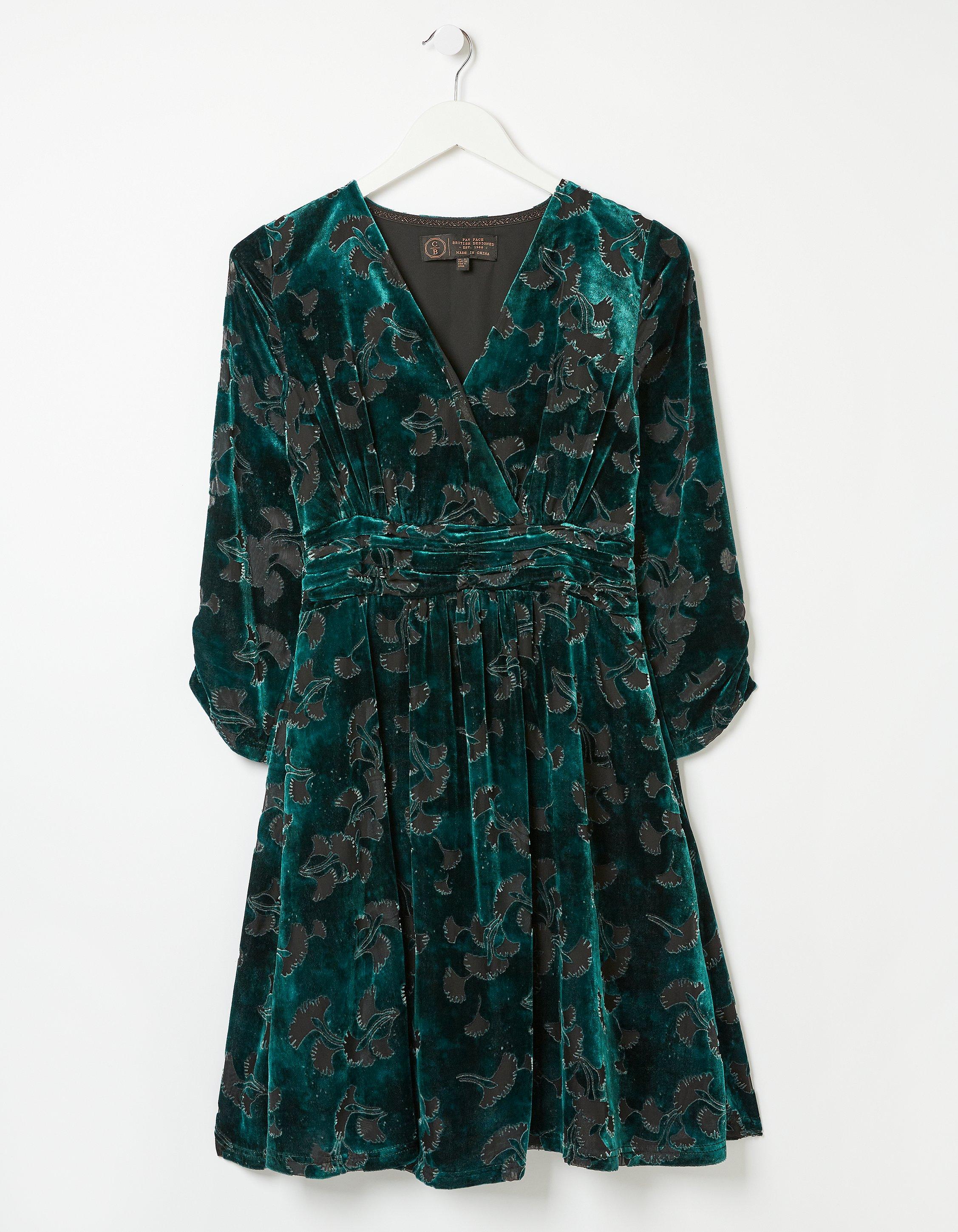 Fat face velvet outlet dress