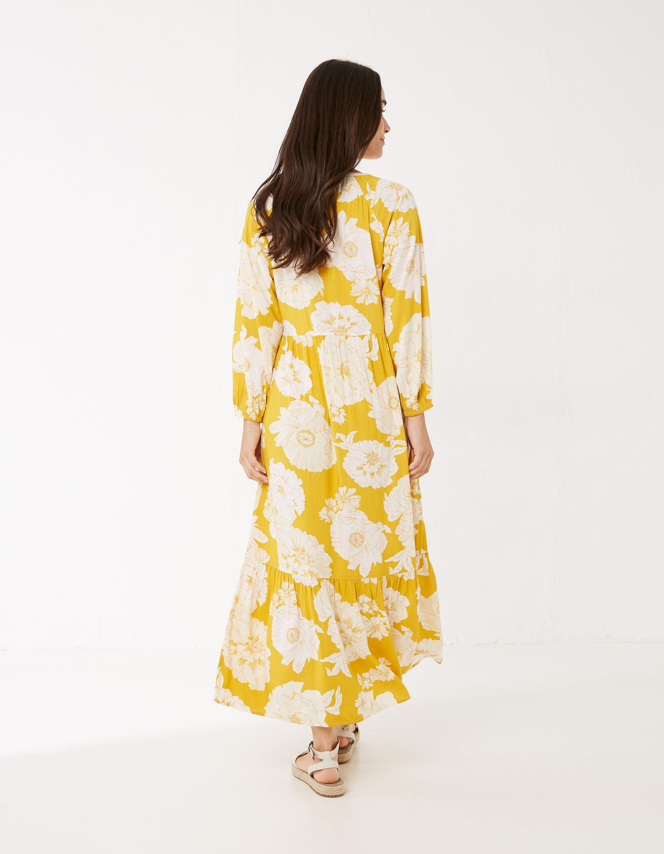 Fat face sales yellow dress