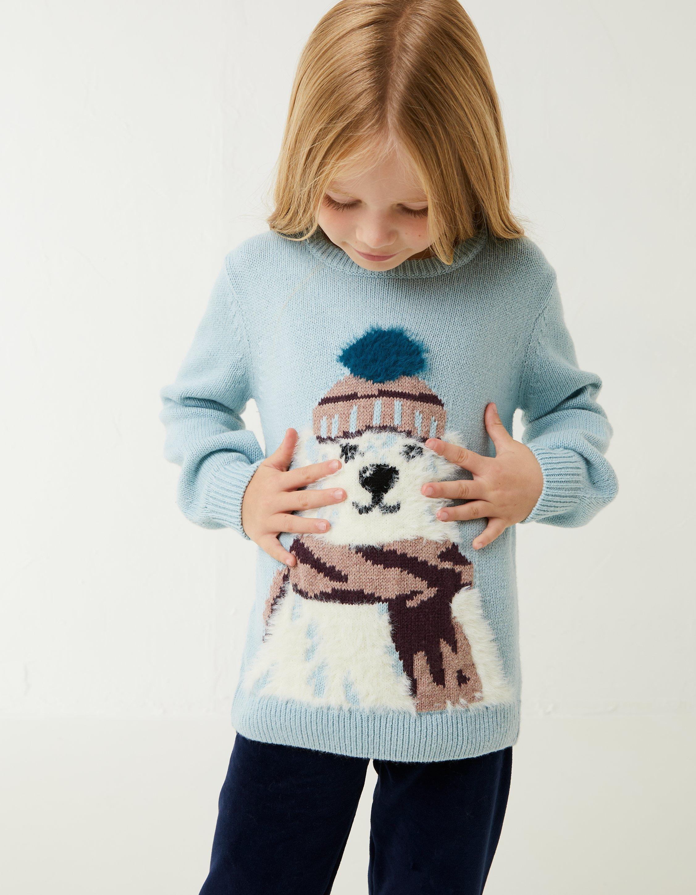 Fat face 2025 polar bear jumper