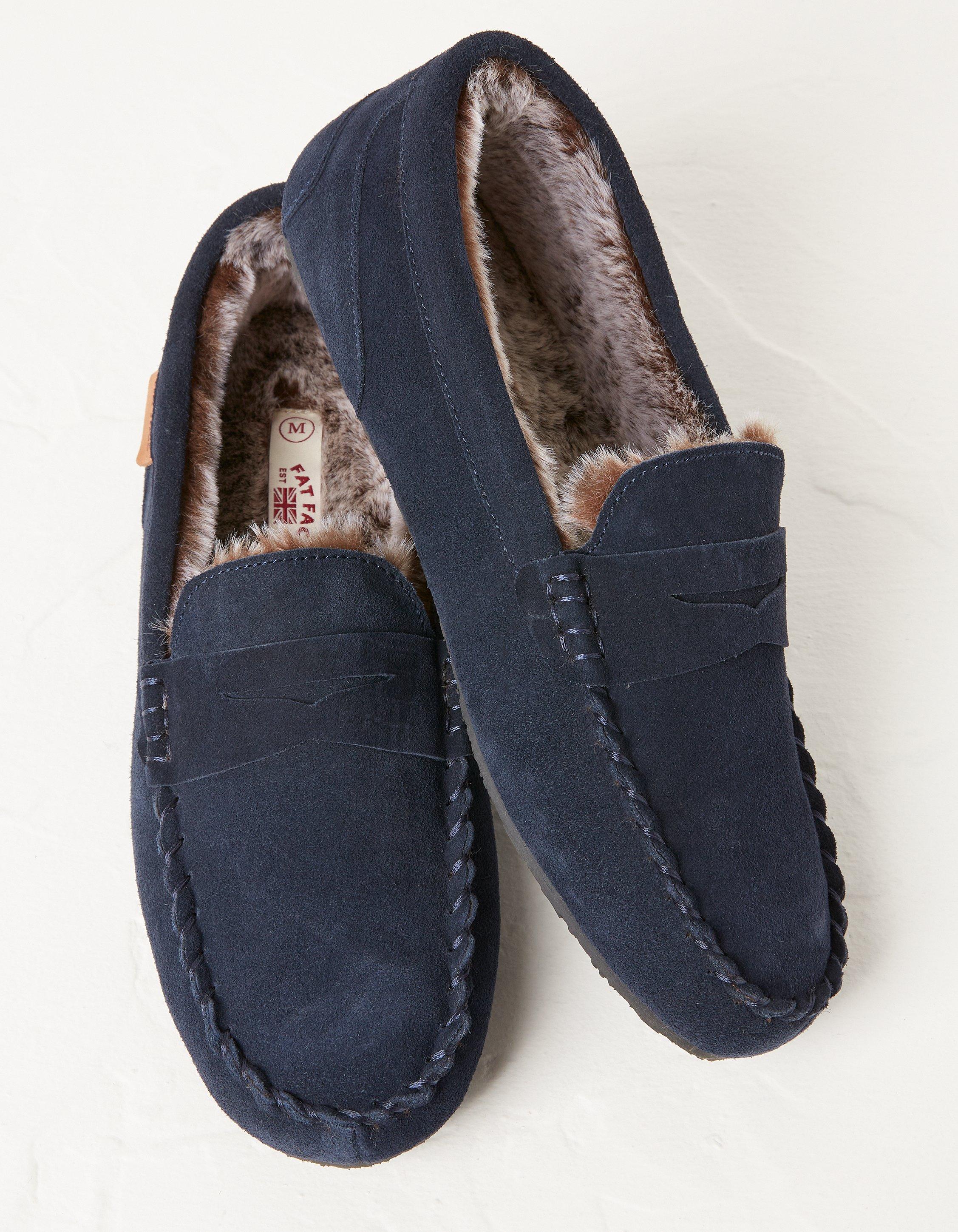 Mens hot sale suede moccasins